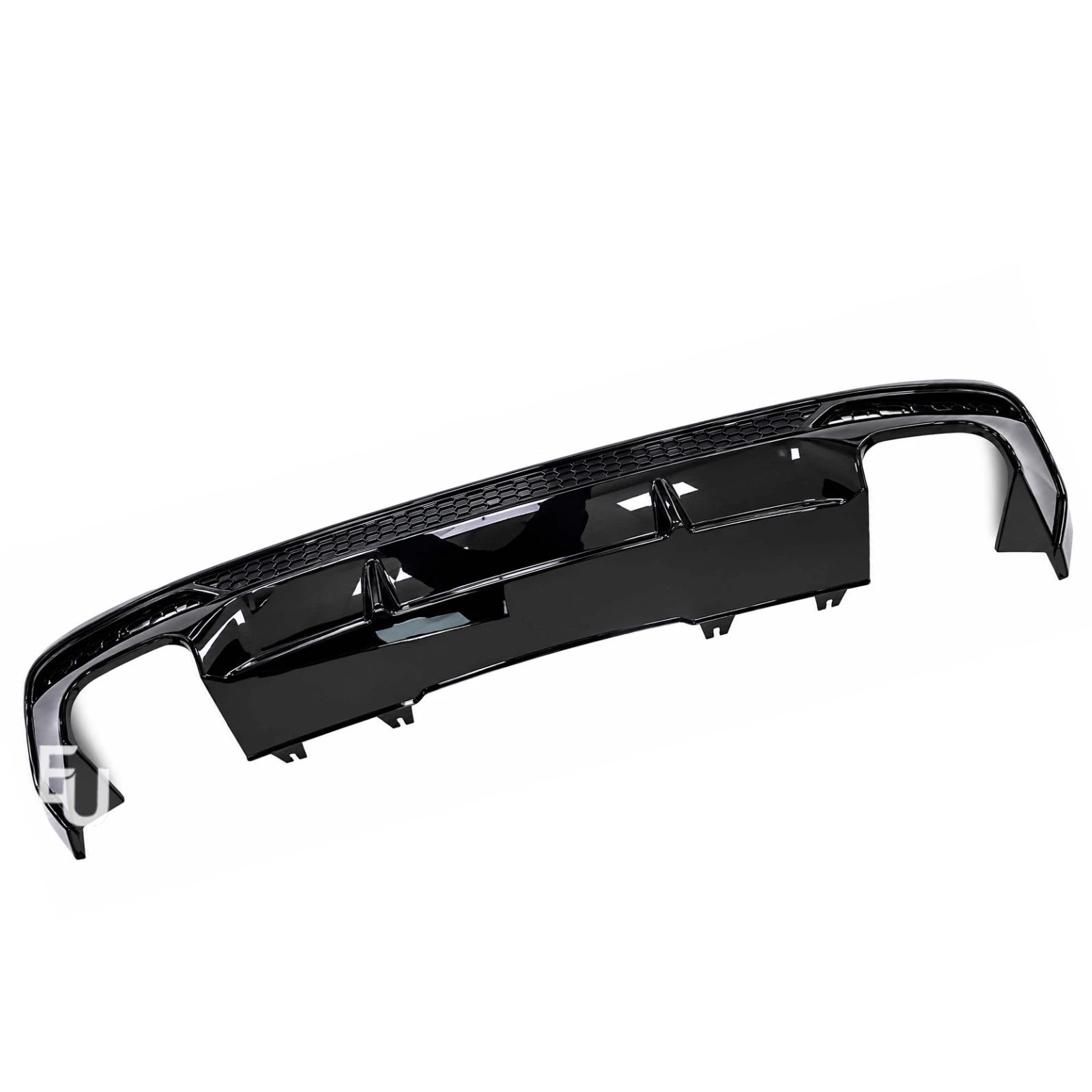 FOR AUDI A4 S4 B9.5 8W S-LINE FACELIFT LCI REAR BUMPER DIFFUSER BLACK 2020-2025