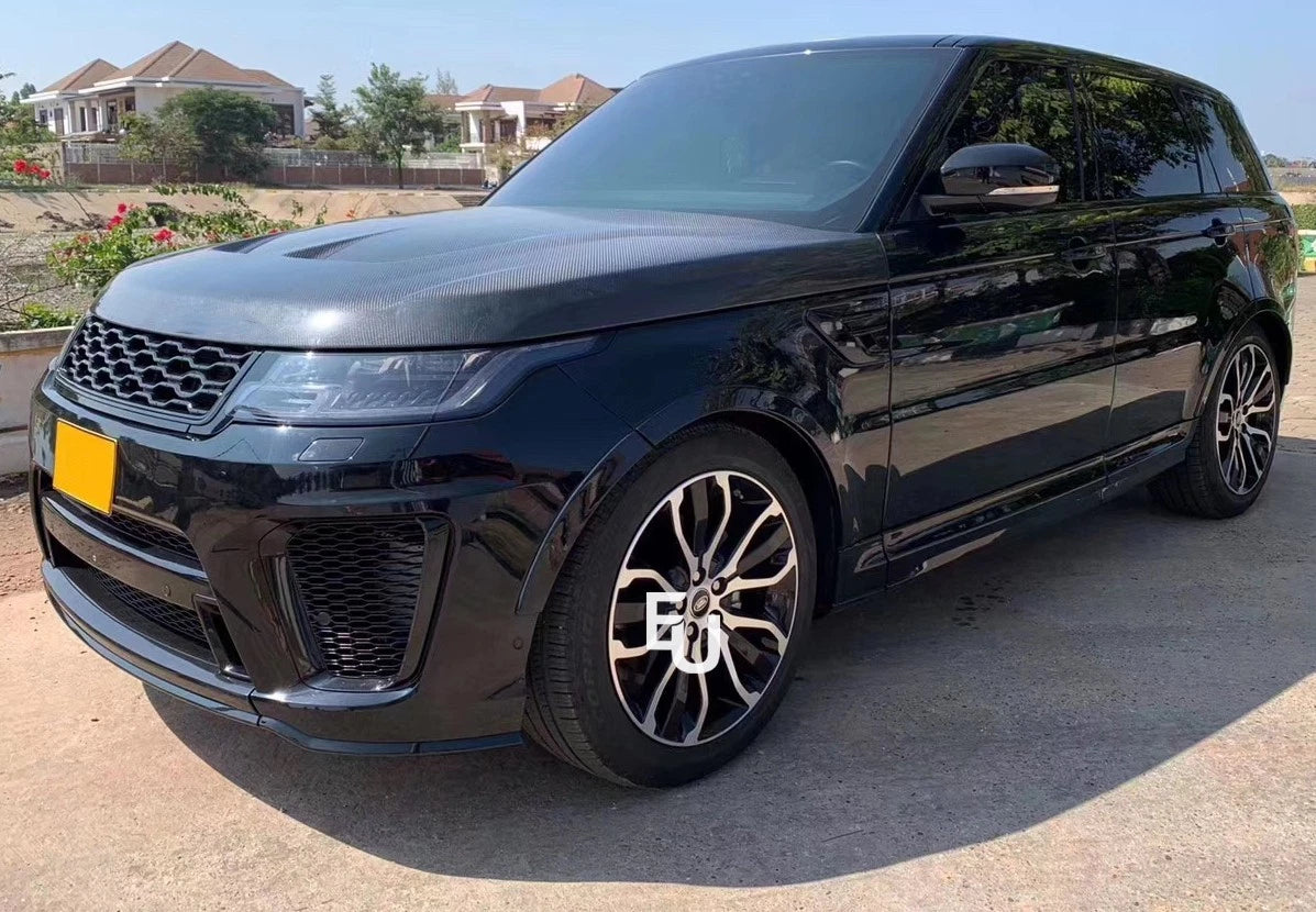 FOR RANGE ROVER SPORT L494 SVR LOOK WIDE FENDER WHEEL ARCH TRIM KIT SET 18-22