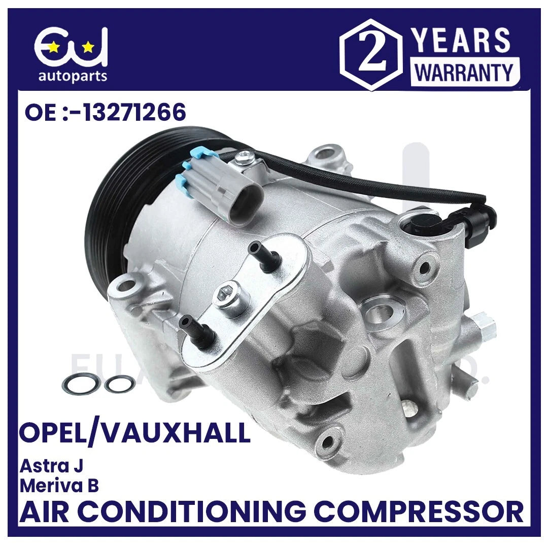 AIR CON A/C COMPRESSOR FOR VAUXHALL OPEL ASTRA J MK6 P10 MERIVA B MK2 1.3 1.7L