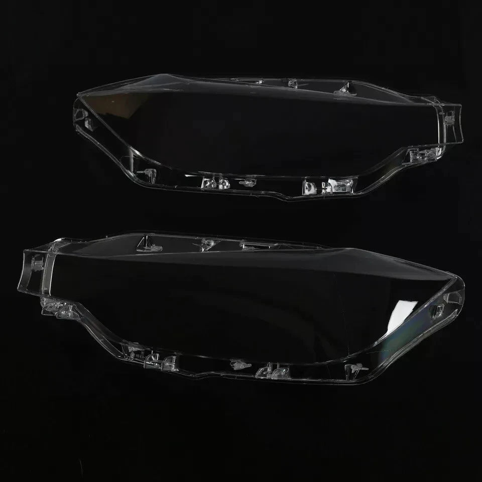 FOR BMW 3 SERIES F31 F30 2016 2017 2018 LED HEADLIGHT LENS COVERS LEFT + RIGHT