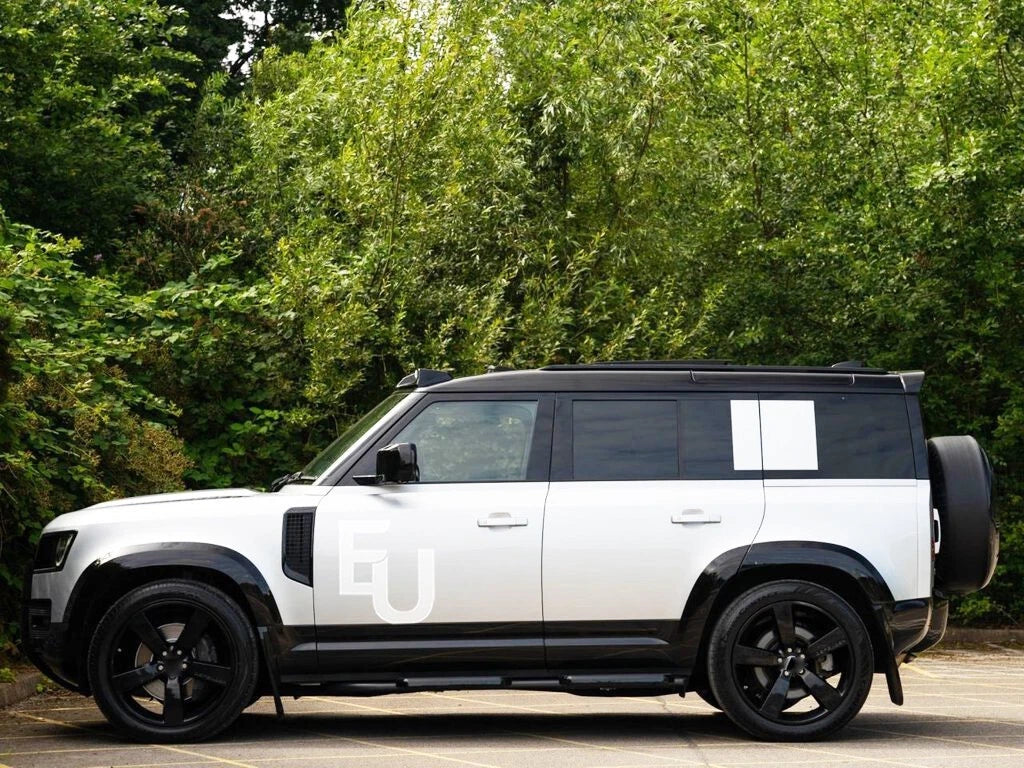 WIDE BODY WHEEL ARCH FLARES KIT GLOSS BLACK FOR LAND ROVER DEFENDER 110 L663 20+