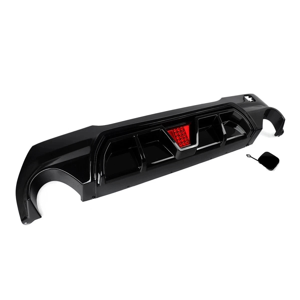 COMPETITIVE REAR DIFFUSER M SPORT DUAL EXHAUST FOR BMW 1 SERIES F40 19+ GLOSS