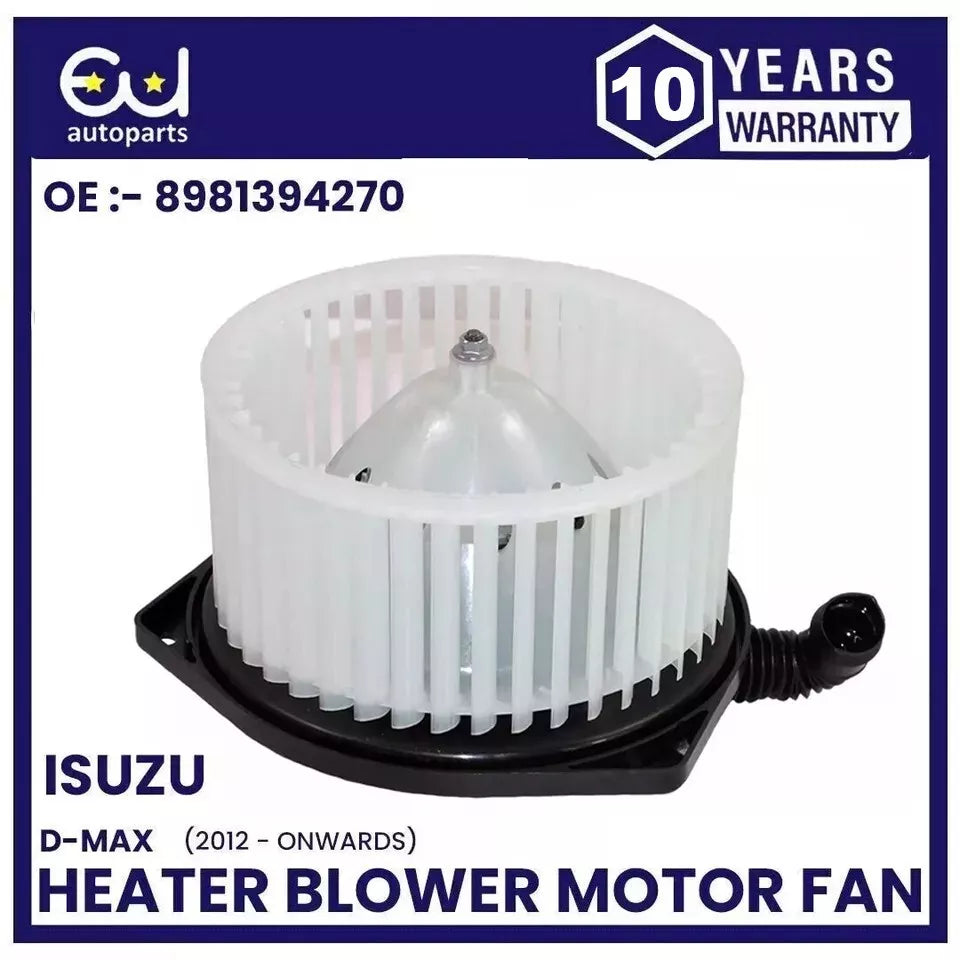 HEATER BLOWER MOTOR FAN FOR ISUZU D-MAX II MK2 1.9 2.5 DIESEL 8981394270 2012-ON
