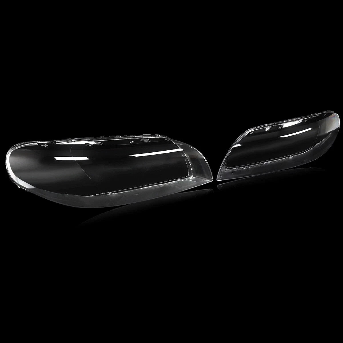 FOR VOLVO S80 MK2 124 LEFT RIGHT SIDE PAIR FRONT HEADLIGHT LAMP LENS COVER 09-16