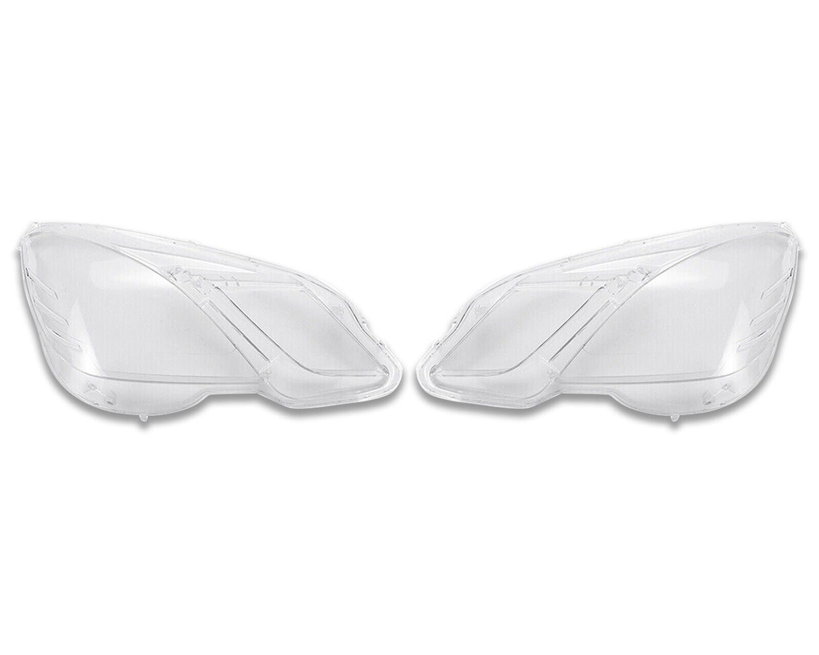 L+R HEADLIGHT LENS COVER REPLACEMENT FOR MERCEDES-BENZ E CLASS W212 2009-2013