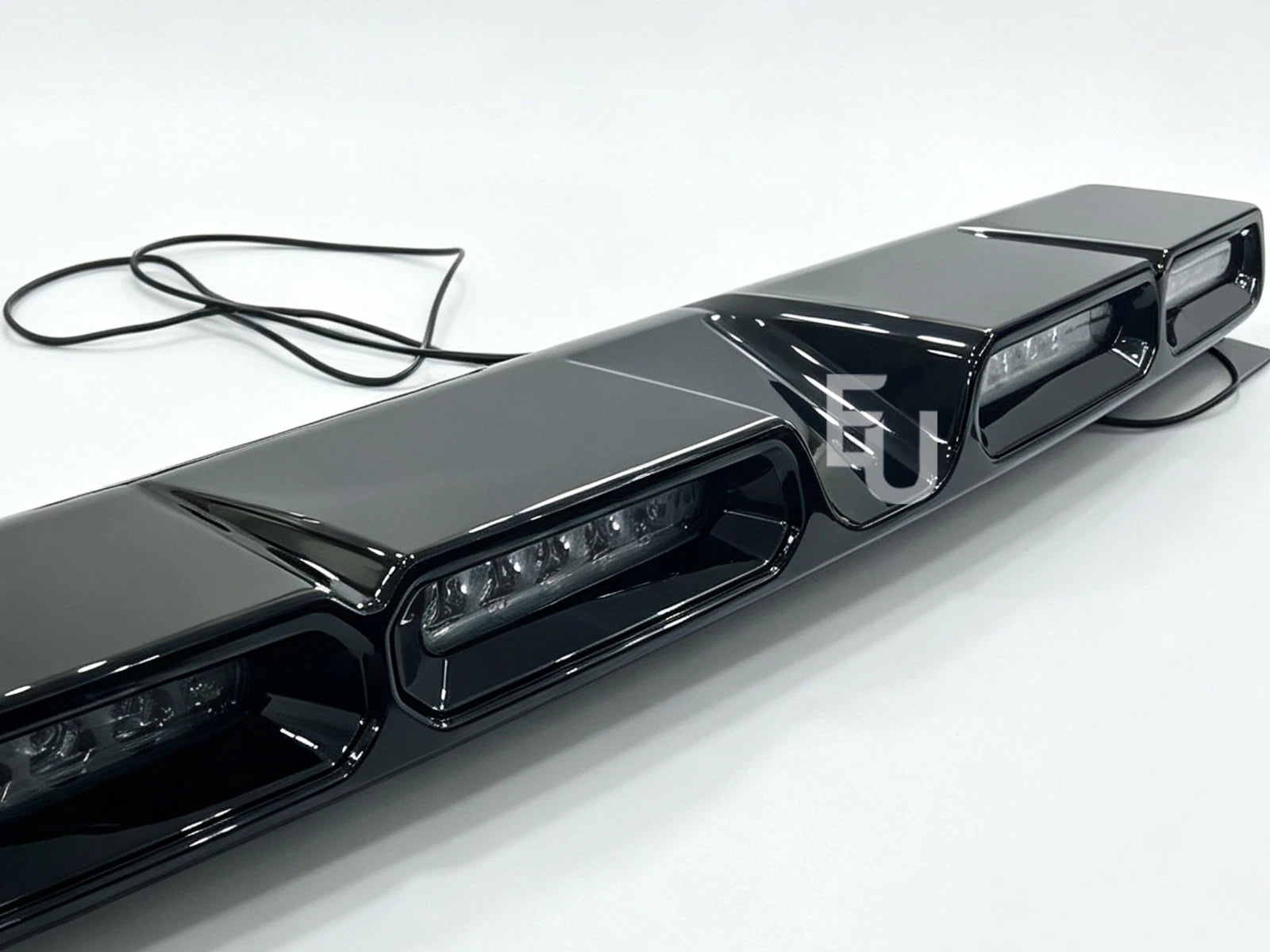 ROOF LIGHT BAR DRL LED GLOSS BLACK FOR MITSUBISHI L200 TRITON MK5 MK6 2015+