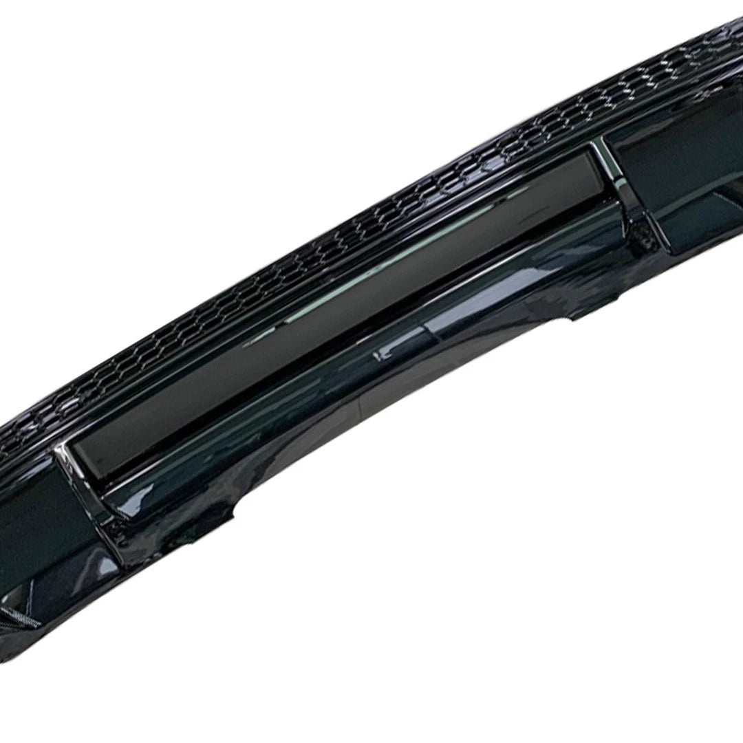 FOR AUDI A5 S5 B9.5 F5 S-LINE RS5 LOOK HONEYCOMB REAR DIFFUSER W/PIPES 2020-24