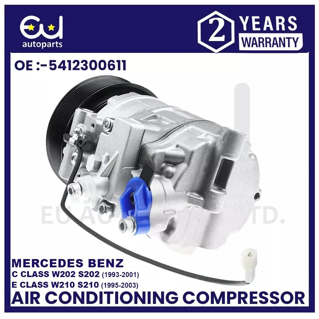 AIR CON AC COMPRESSOR FOR MERCEDES C E M S CLASS W202 S202 W140 W210 SLK R170