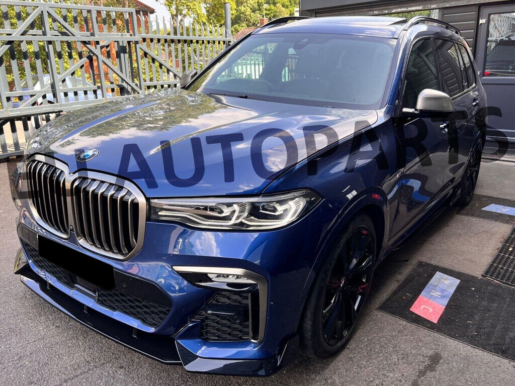 FOR BMW X7 G07 M SPORT FRONT SPLITTER SPOILER LIP GLOSS BLACK 19+