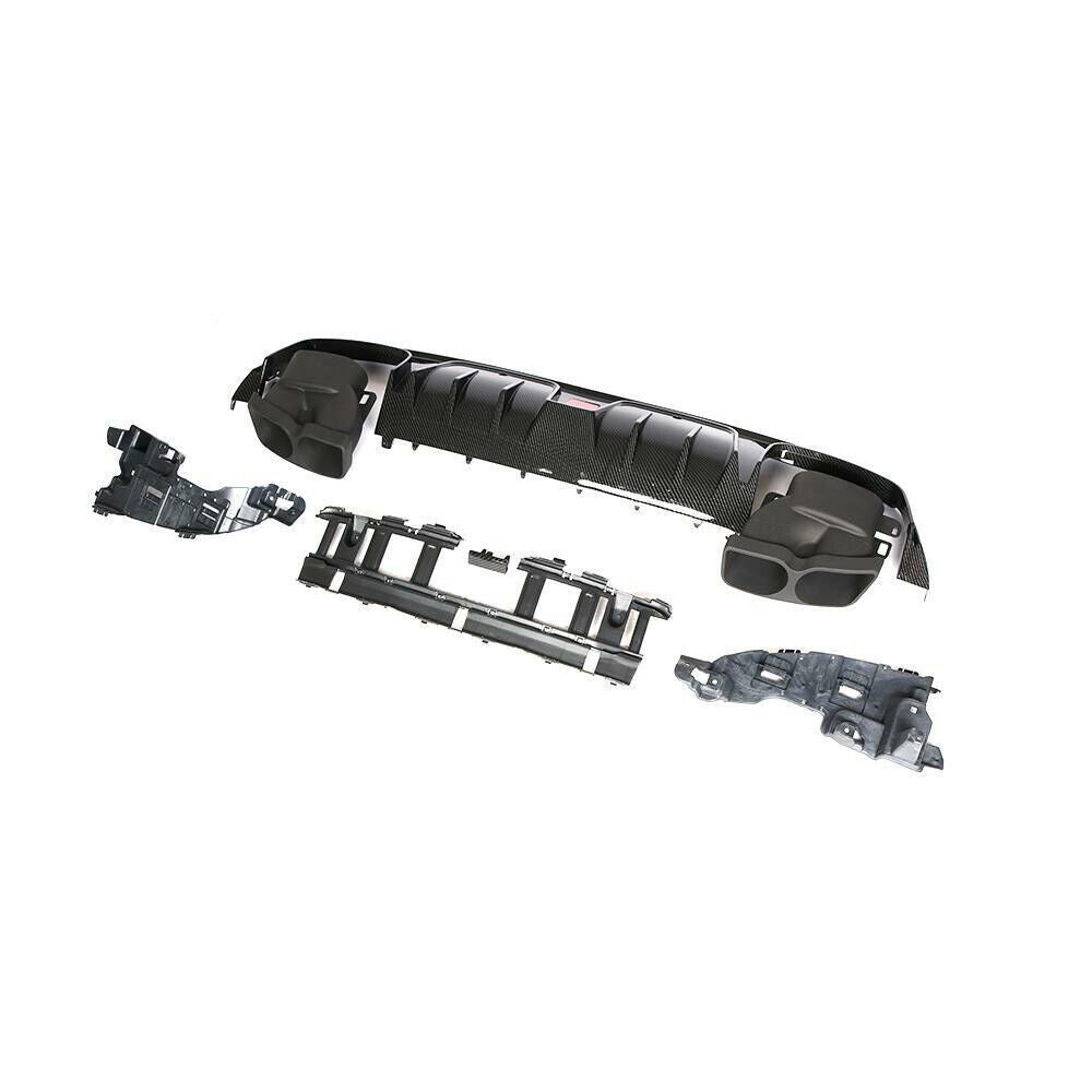 FOR MERCEDES BENZ C CLASS W205 C63 AMG REAR BUMPER DIFFUSER AMG F1 LIGTH STYLE