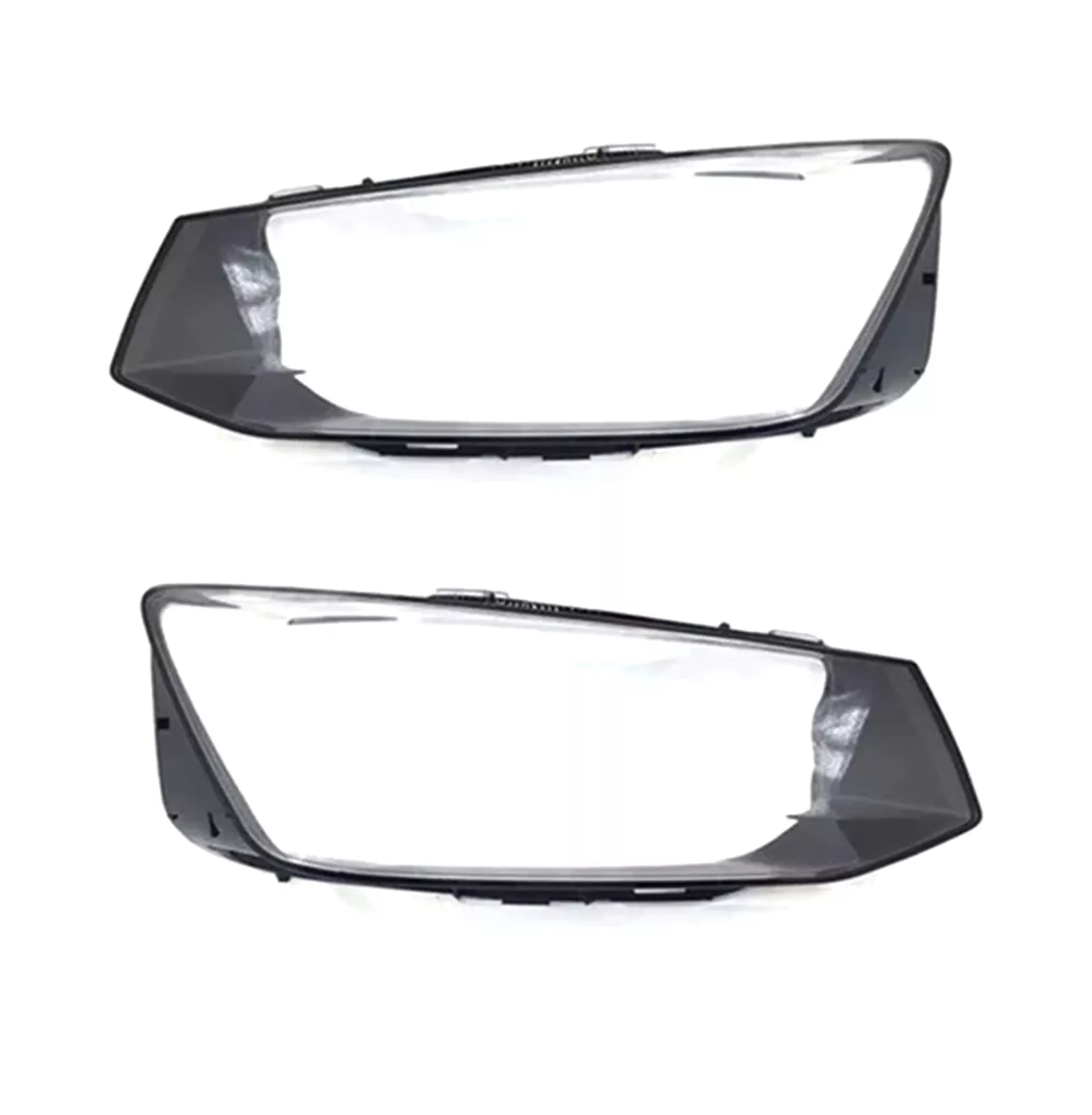 FOR AUDI Q2 LEFT RIGHT SIDE PAIR FRONT HEADLIGHT HEADLAMP LENS COVER 2017-2022