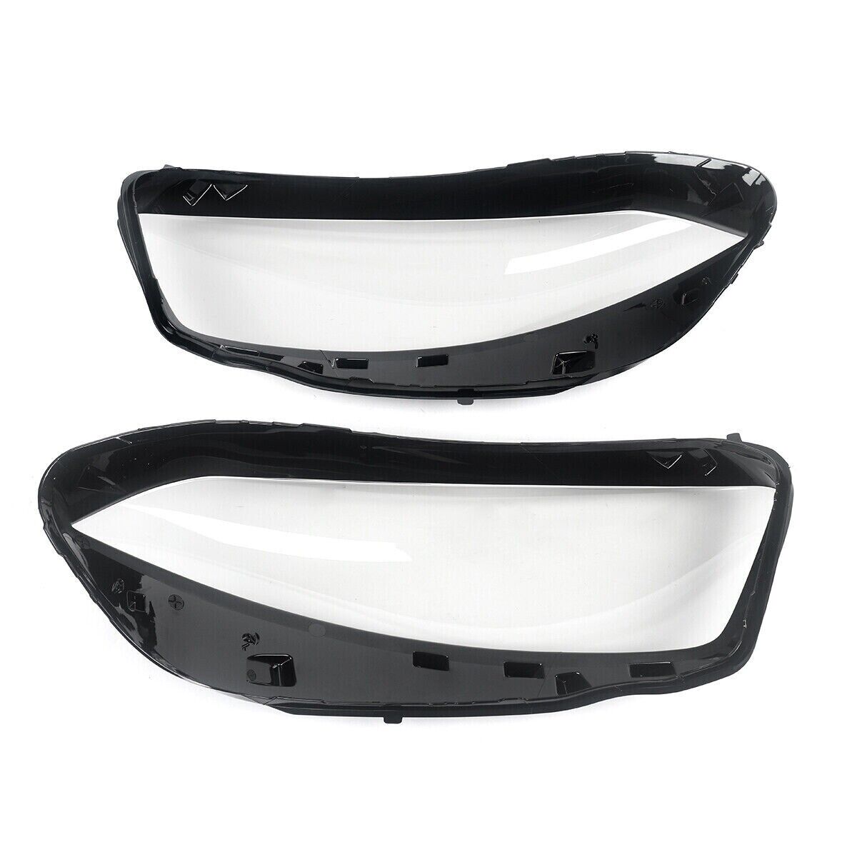 FOR MERCEDES-BENZ A CLASS W177 HEADLIGHT LENS COVER LEFT RIGHT SIDE + MANUAL