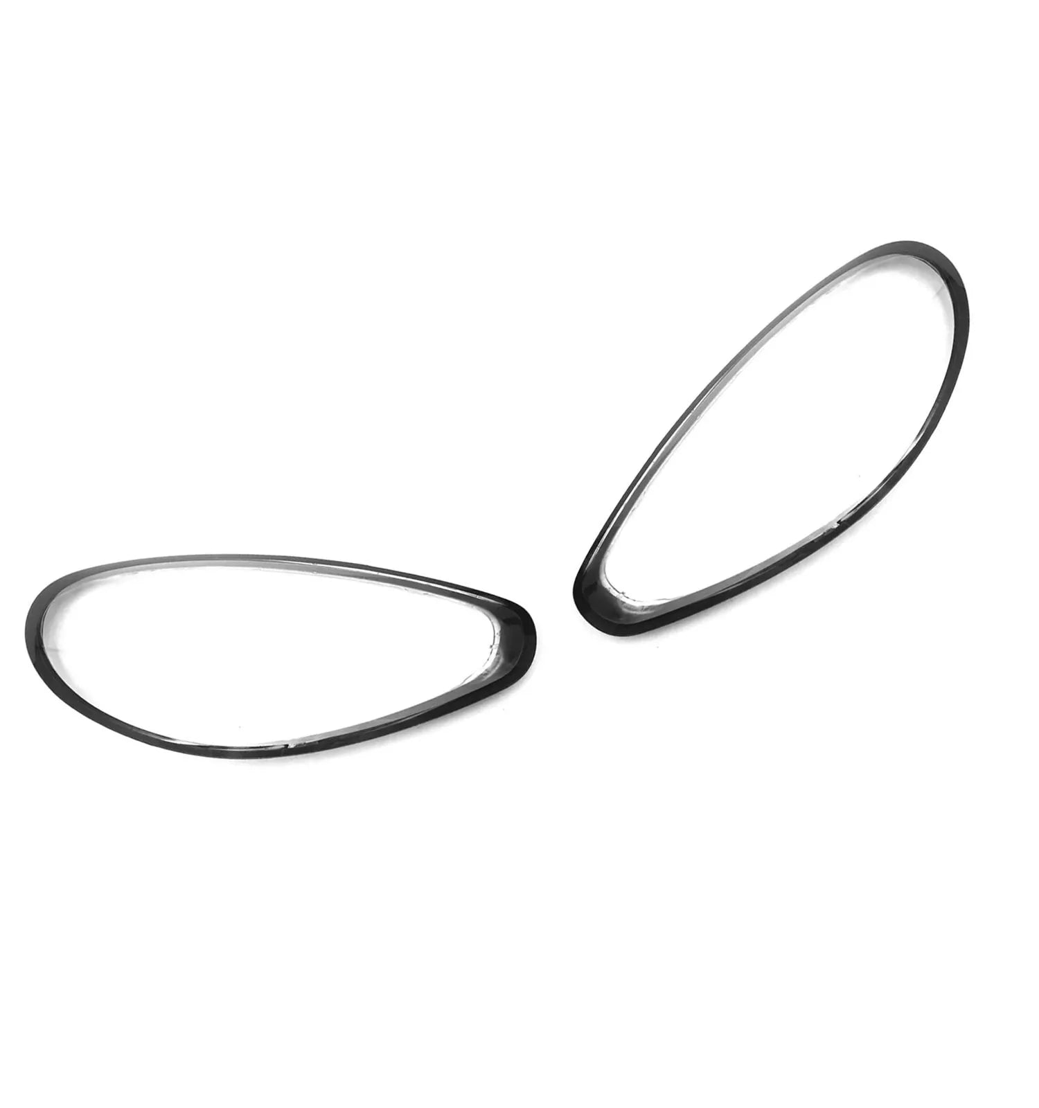 2X LEFT RIGHT SIDE FOR PORSCHE PANAMERA 970 2013-2015 HEADLIGHT GLASS LENS COVER