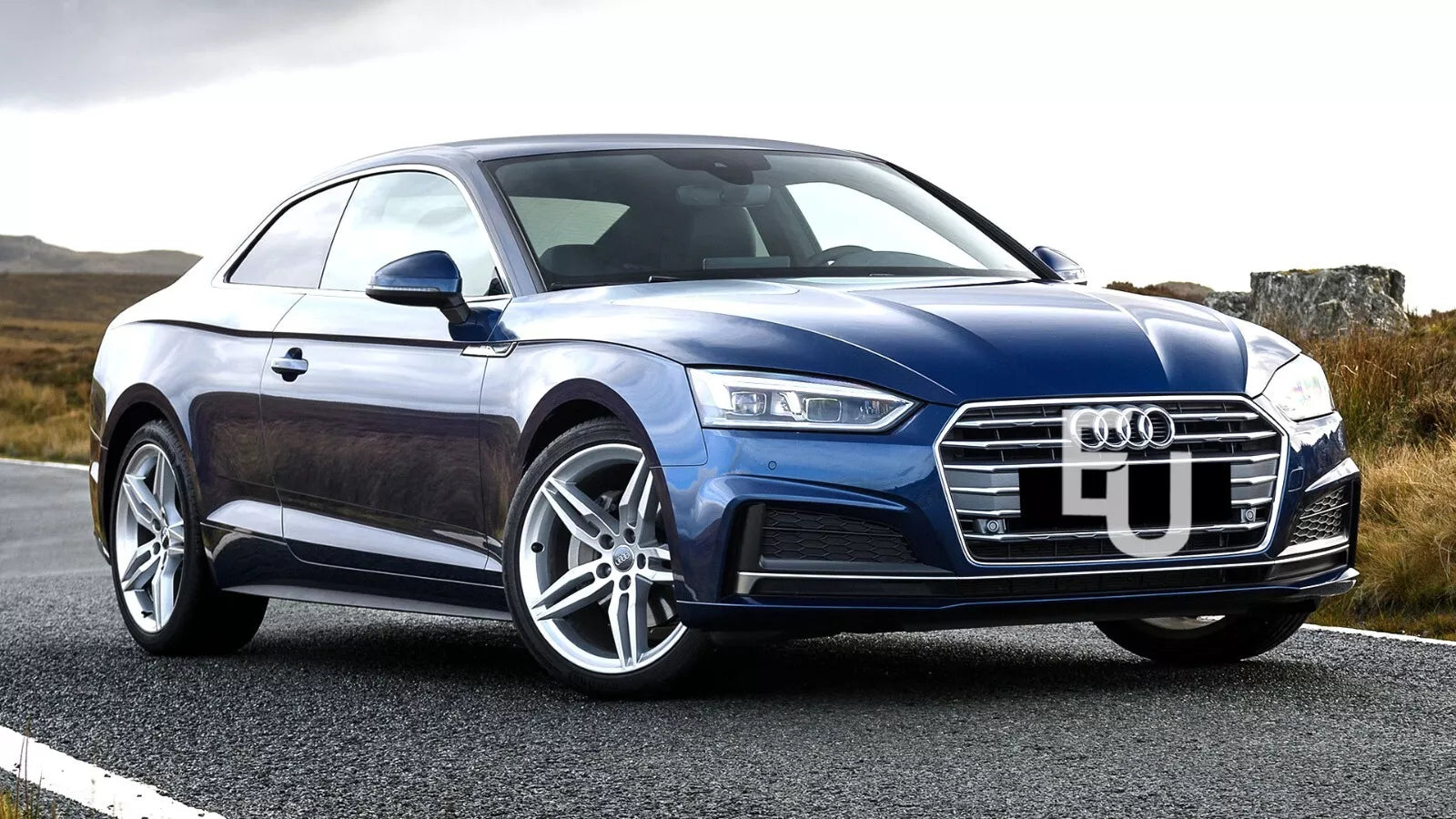 FOR AUDI A5 RS5 RIGHT DRIVER SIDE FRONT HEADLIGHT HEADLAMP LENS COVER 2017-20