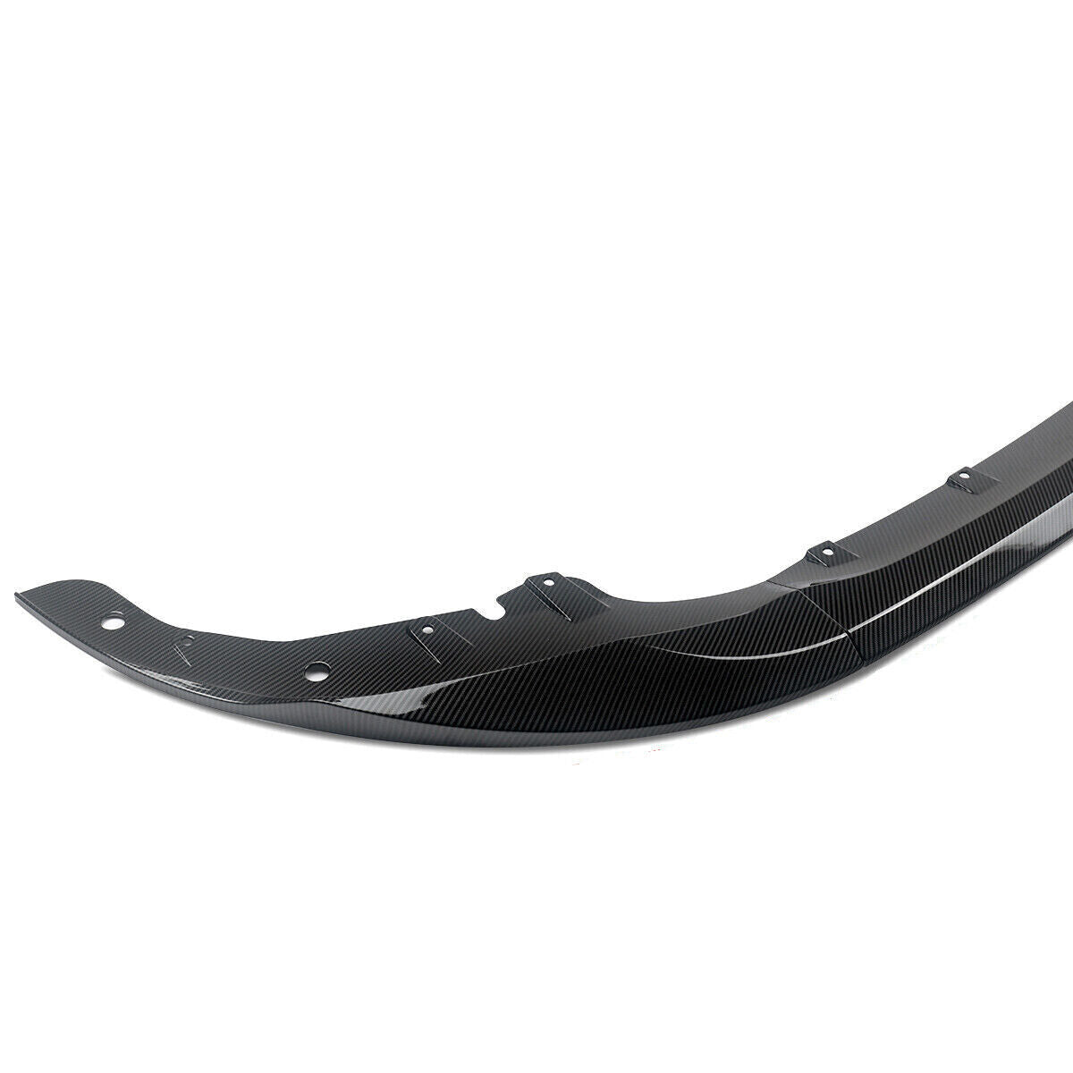 FOR BMW 4 SERIES G22 G23 M SPORT FRONT SPLITTER BUMPER LIP SPOILER CARBON LOOK