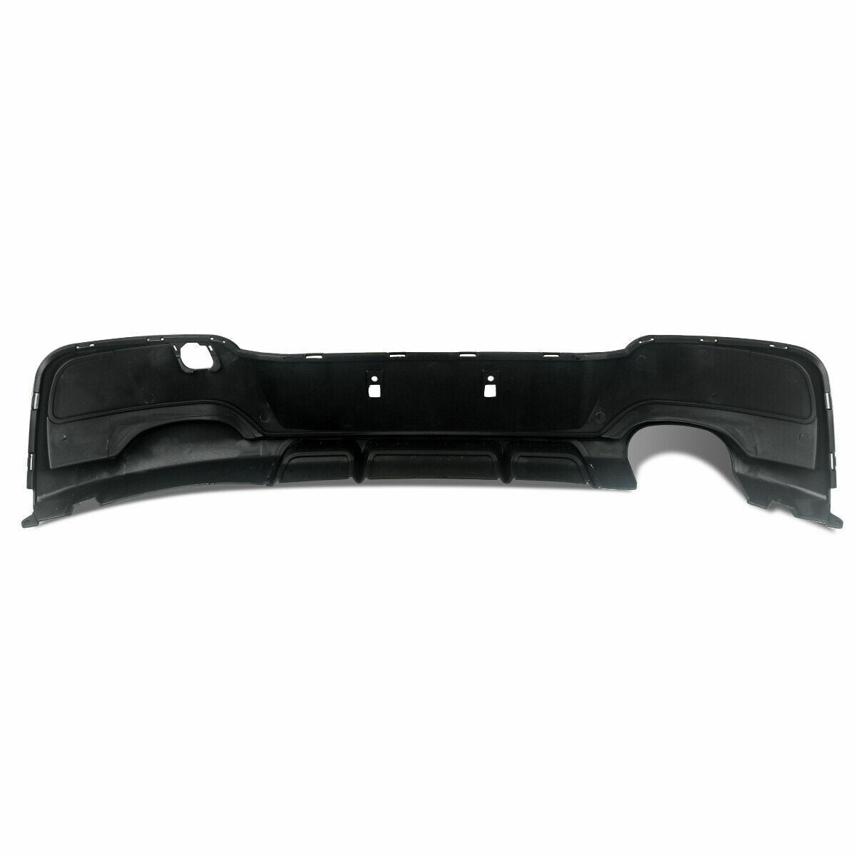 REAR DIFFUSER DUAL EXHAUST FOR BMW 1 SERIES F20 F21 PRE-LCI M SPORT GLOSS BLACK