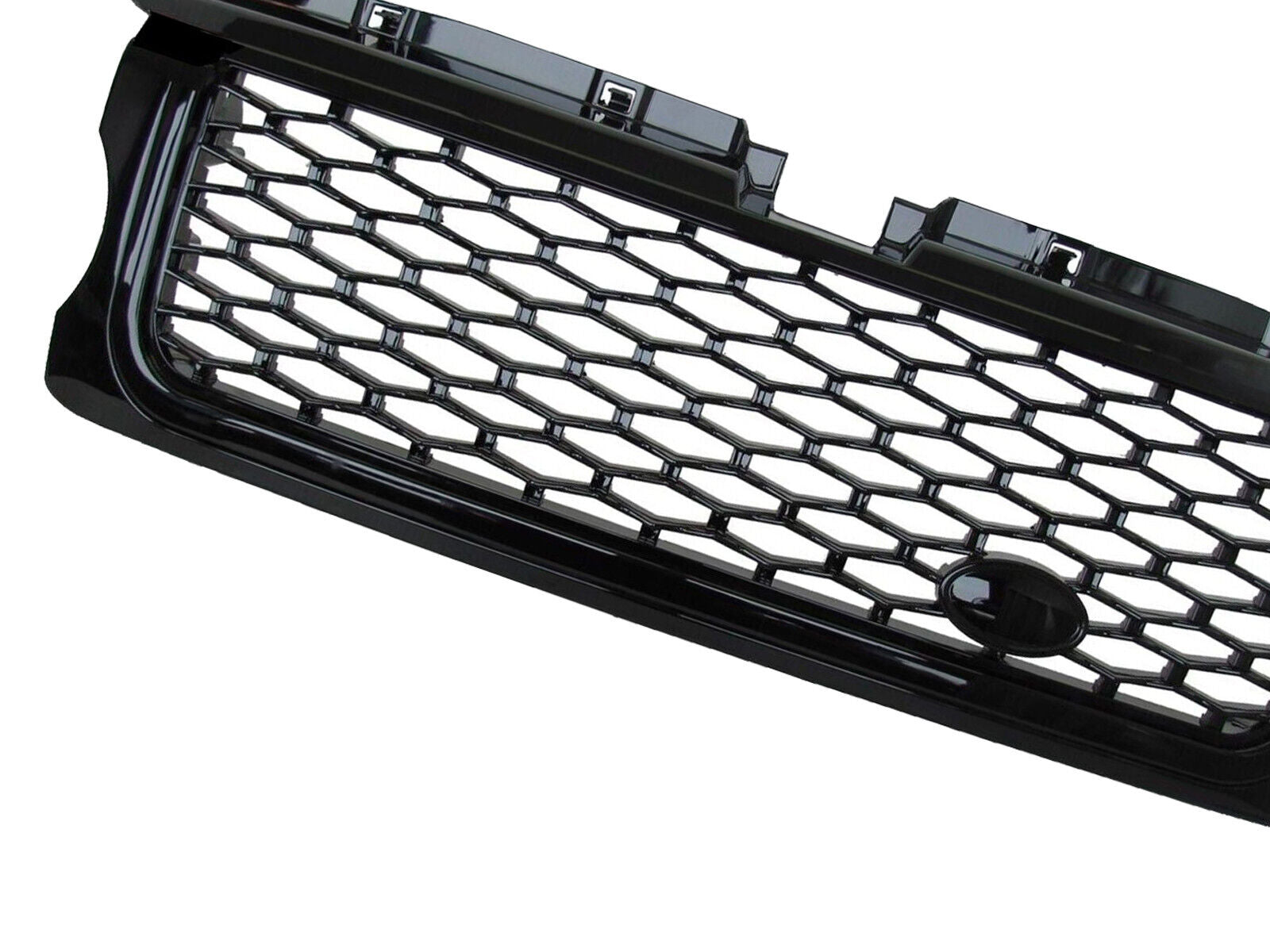FULL BLACK FRONT GRILLE TO FIT RANGE ROVER SPORT L320 SPORT 2005-09