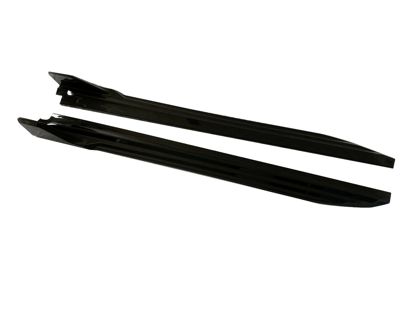 FOR BMW X5 F15 X6 F16 M SPORT SIDE SKIRTS EXTENSION BLADES LIP GLOSS BLACK 13-18
