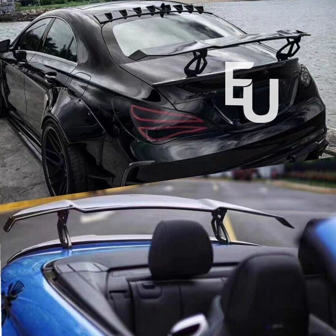 FOR 14 genERATION UNIVERSAL REAR BOOT TOP SPOILER FOR SEDAN model GLOSS BLACK