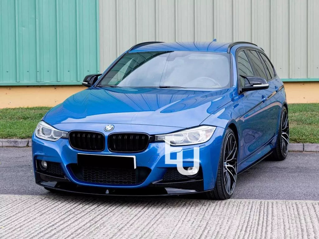 FOR BMW 3 SERIES F30 F31 M SPORT FRONT BUMPER SPLITTER LIP GLOSS BLACK 2012-2018