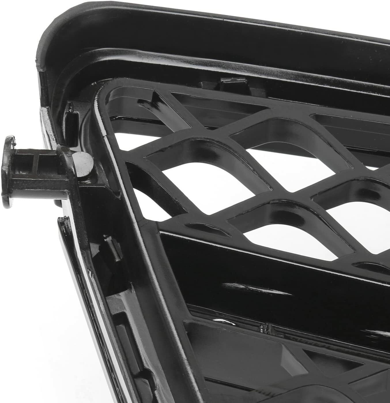 AMG STYLE FRONT RADIATOR GRILLE FOR MERCEDES C-CLASS C204 W204 S204 GLOSS BLACK