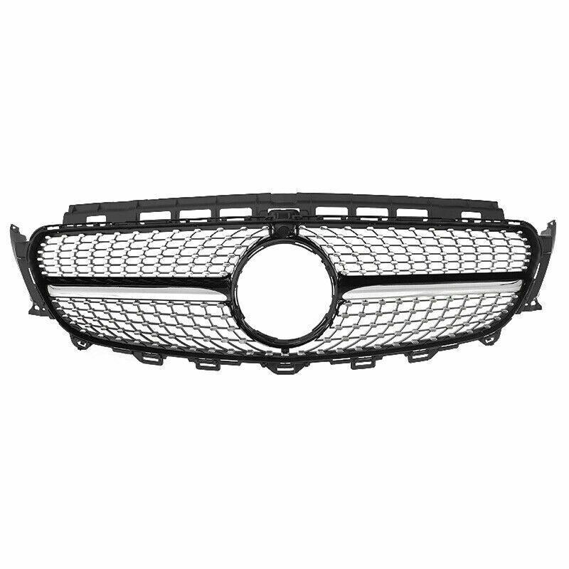 FOR MERCEDES E CLASS W213 S213 C238 A238 DIAMOND CHROME STYLE FRONT GRILL GRILLE
