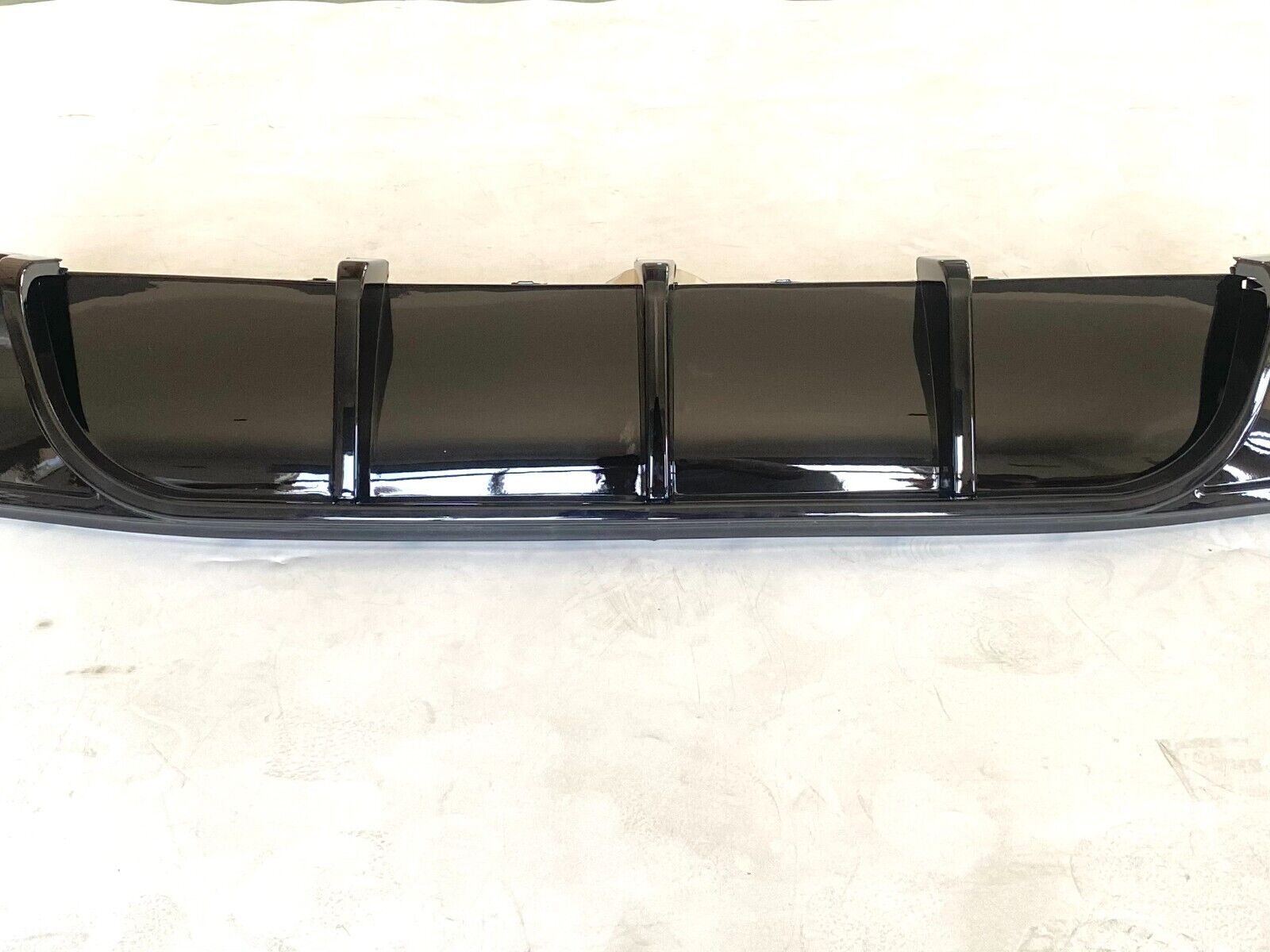 FOR BMW 4 SERIES G26 M SPORT GRAN COUPE REAR DIFFUSER VALANCE GLOSS BLACK 2021+