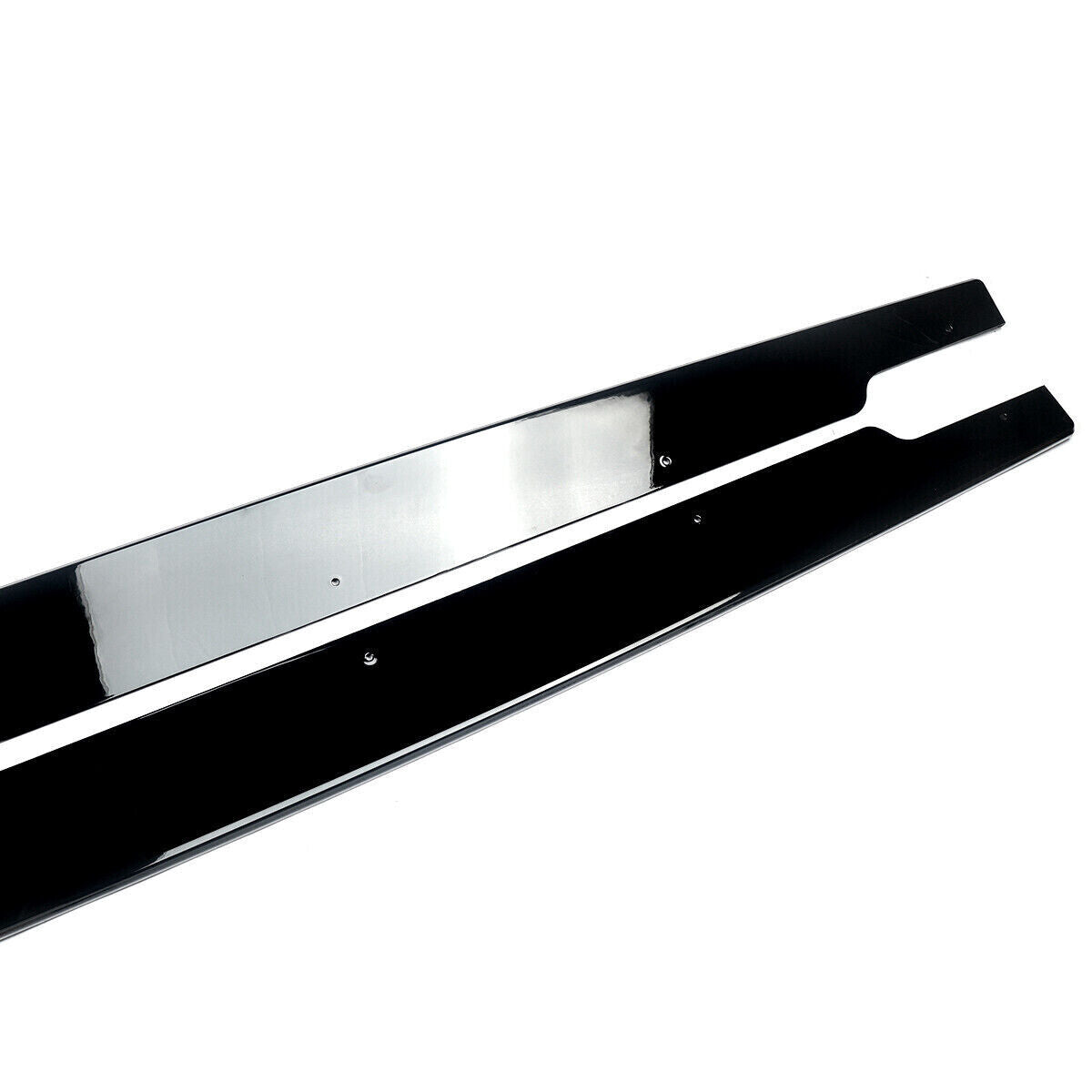 FOR BMW 3 SERIES E90 E92 E93 SIDE SKIRT EXTENSION BLADES KIT GLOSS BLACK 05-13