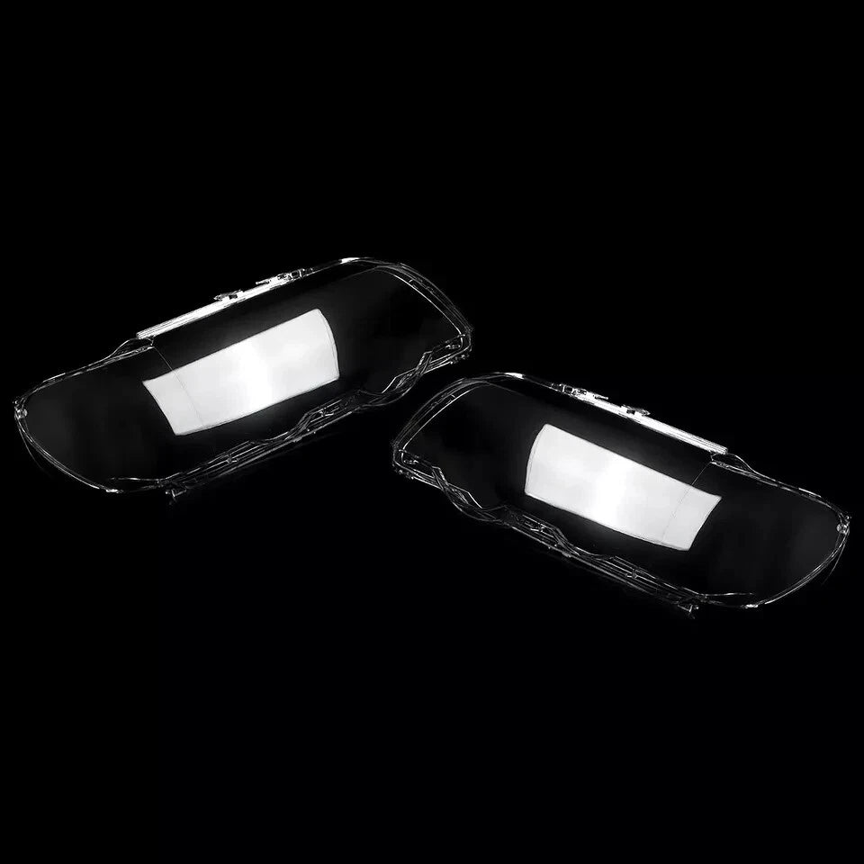 LEFT RIGHT HEADLIGHT HEADLAMP LENS COVER SHELL REPLACEMENT FOR BMW X5 E53 00-03