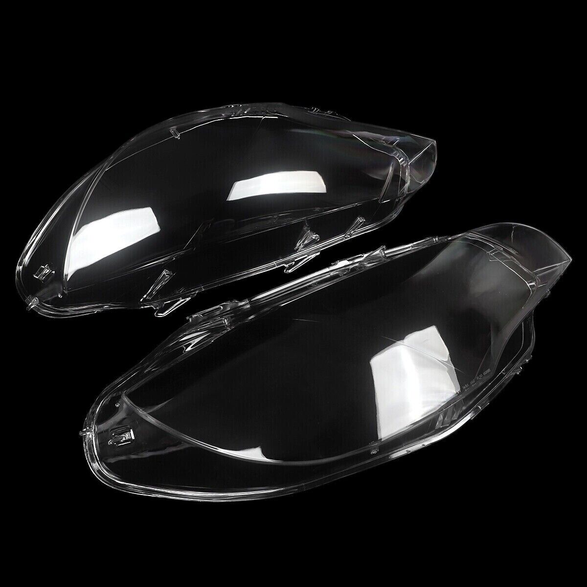 HEADLIGHT HEADLAMP CLEAR LENS COVER FOR BMW X6 E71 2006-14