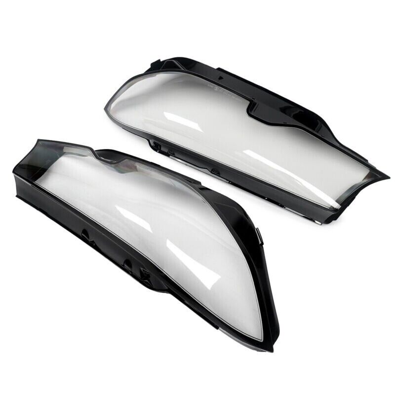 L+R HEADLIGHT LENS COVER SHELL LAMPSHADE FOR BMW G20 G21 3 SERIES 2019-2021