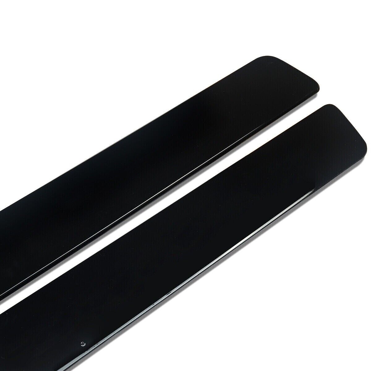 FOR BMW M3 M4 F80 F82 SIDE SKIRTS EXTENSION BLADE LIP GLOSS BLACK FIT 2013-2018