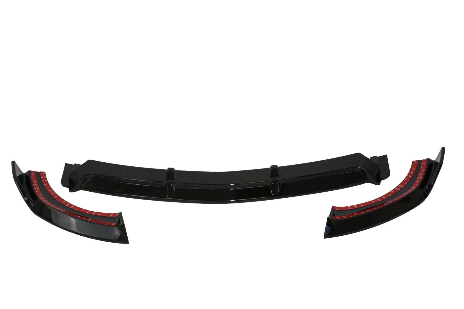 FOR MERCEDES E CLASS W213 A238 C238 BBS F1 LOOK FRONT SPLITTER LIP GLOSS BLACK