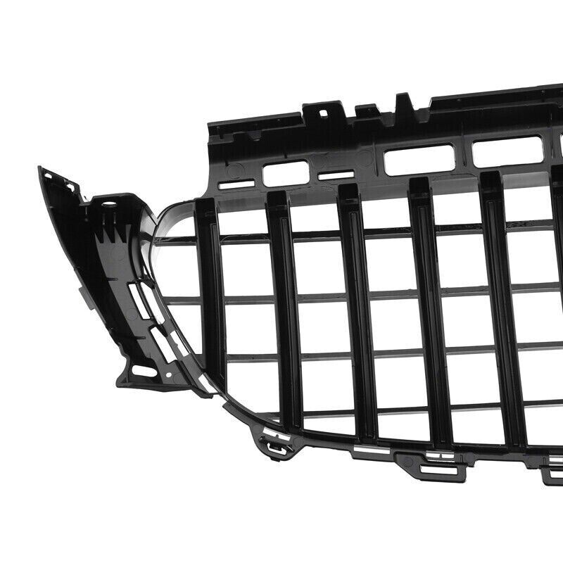FOR MERCEDES E CLASS W213 C238 FRONT GRILLE GRILL GT R STYLE SILVER CHROME 16-20