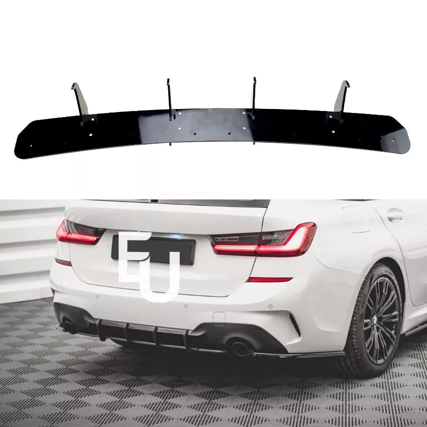 FOR BMW 3 SERIES G20 G21 SE STANDARD LUXURY REAR DIFFUSER BLADE GLOSS 2019-2022