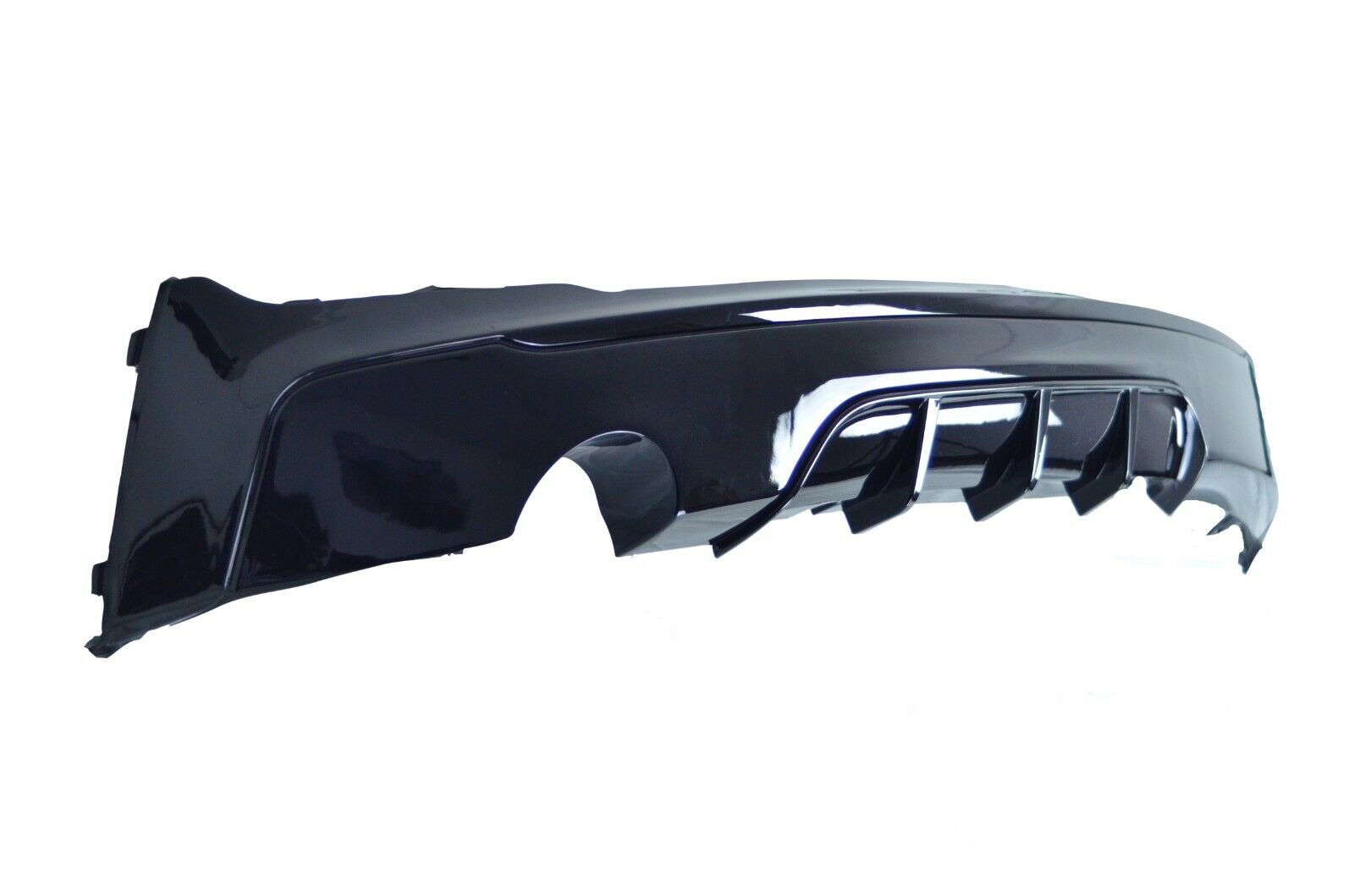 MP STYLE REAR BUMPER DIFFUSER LIP SINGLE OUTLET FOR BMW 2 SERIES F22 F23 14-21