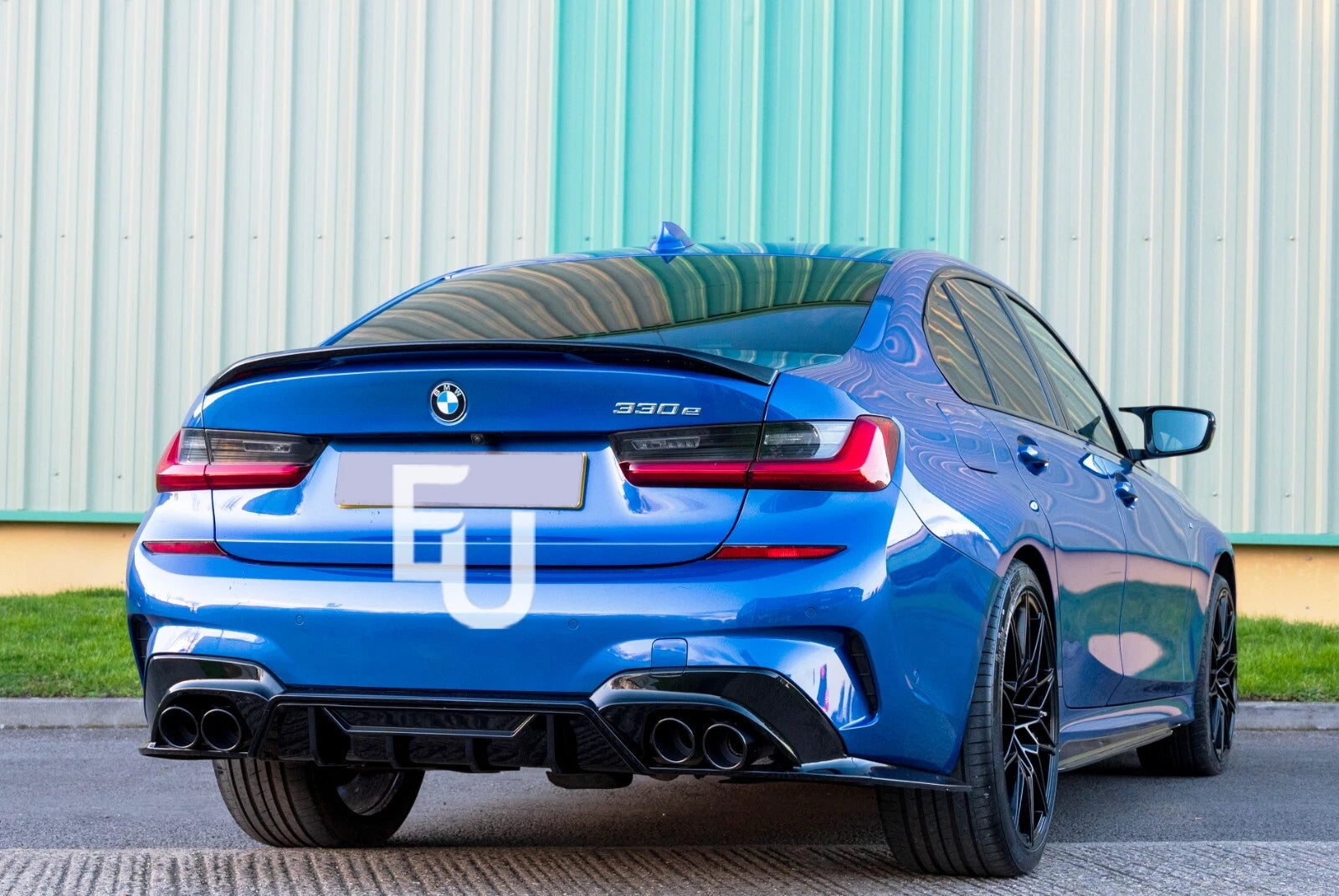 FRONT SPLITTER REAR DIFFUSER FOR BMW 3 SERIES G20 BODY KIT BODYKIT SKIRT W/O LED