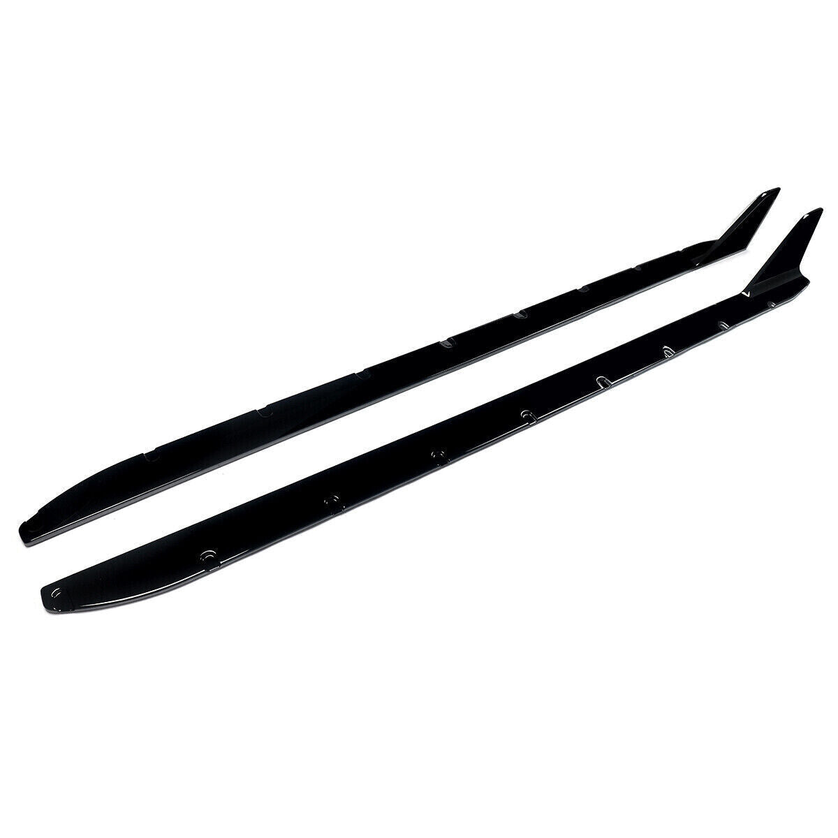 FOR BMW G80 M3 G82 G83 M4 MP STYLE SIDE SKIRT EXTENTION LIP GLOSS BLACK 2020+