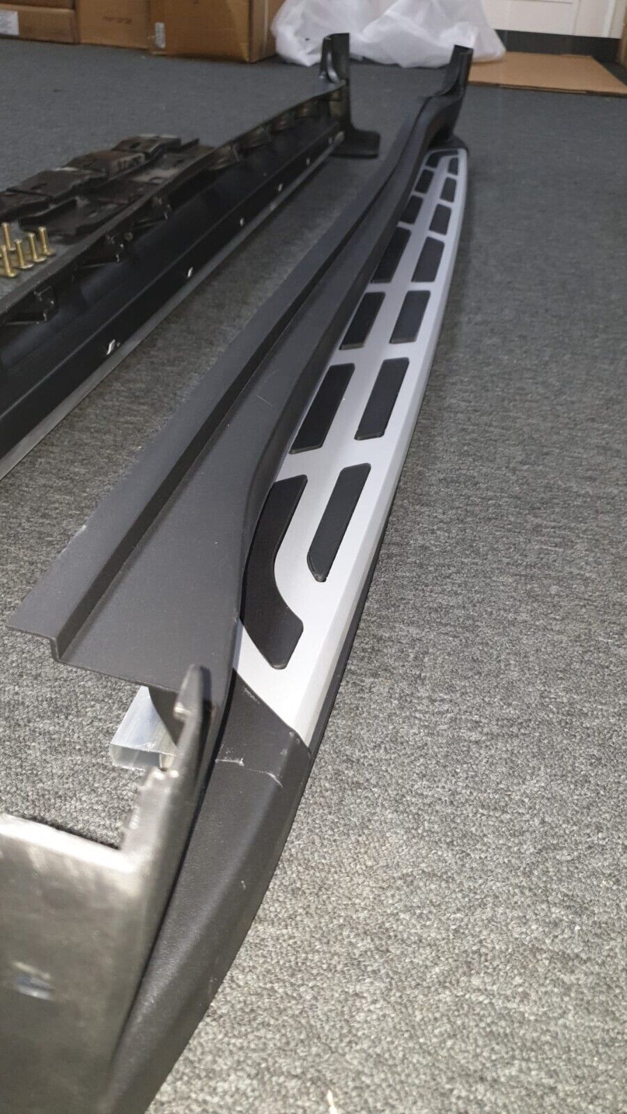 SIDE STEPS ALUMINIUM RUNNING BOARD FOOT RAIL FIXED FOR KIA SPORTAGE MK4 QL 17-22