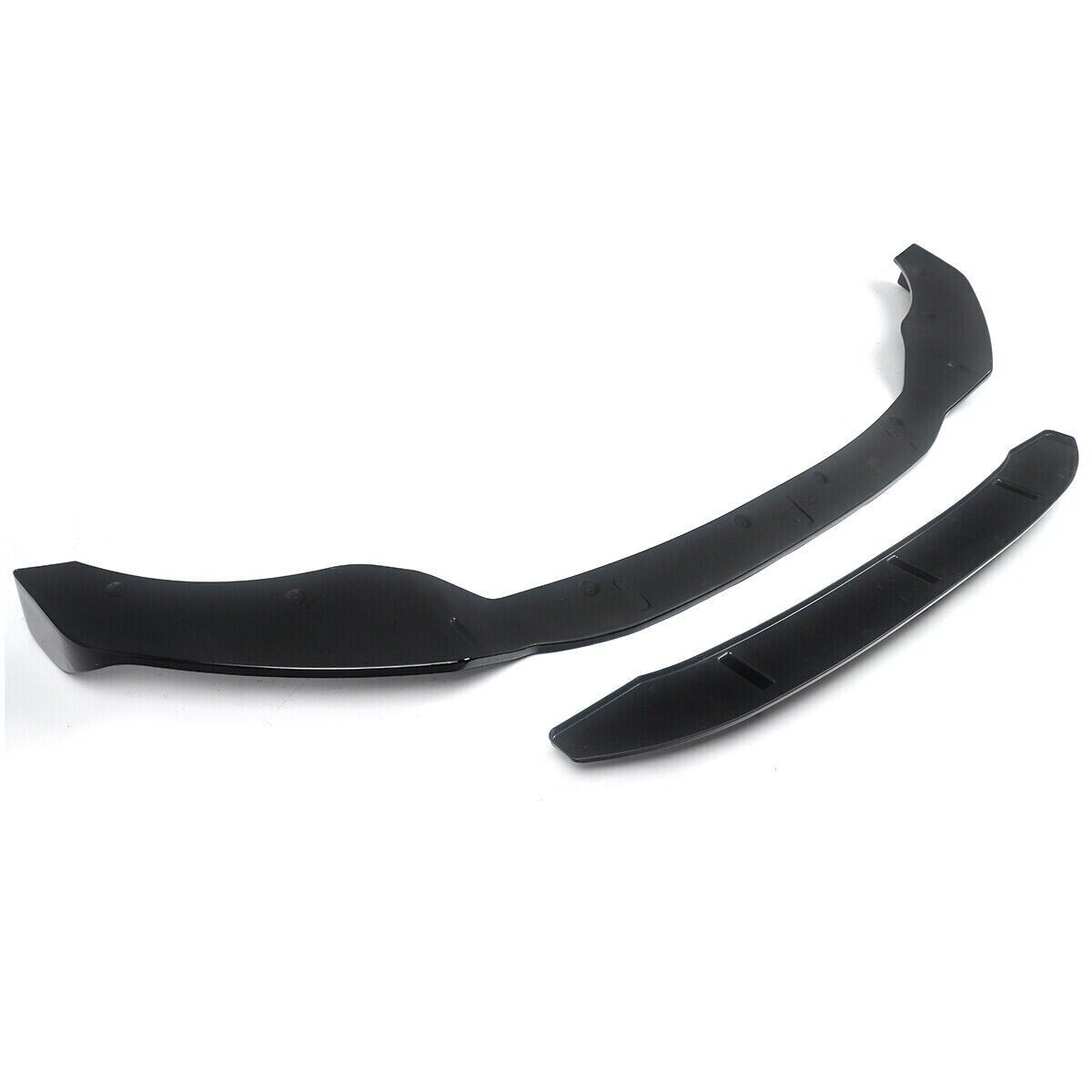 FOR BMW X3 F25 X4 F26 M SPORT FRONT LIP SPLITTER GLOSS BLACK 2014-2017