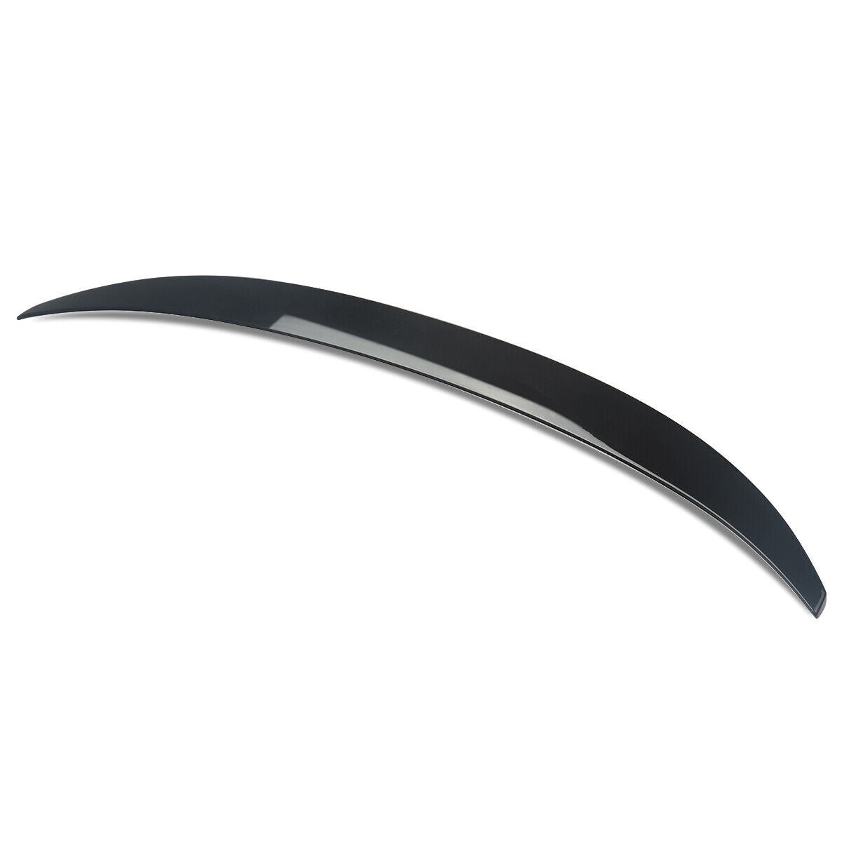 FOR BMW 4 SERIES COUPE F32 REAR BOOT LIP SPOILER MP STYLE GLOSS BLACK