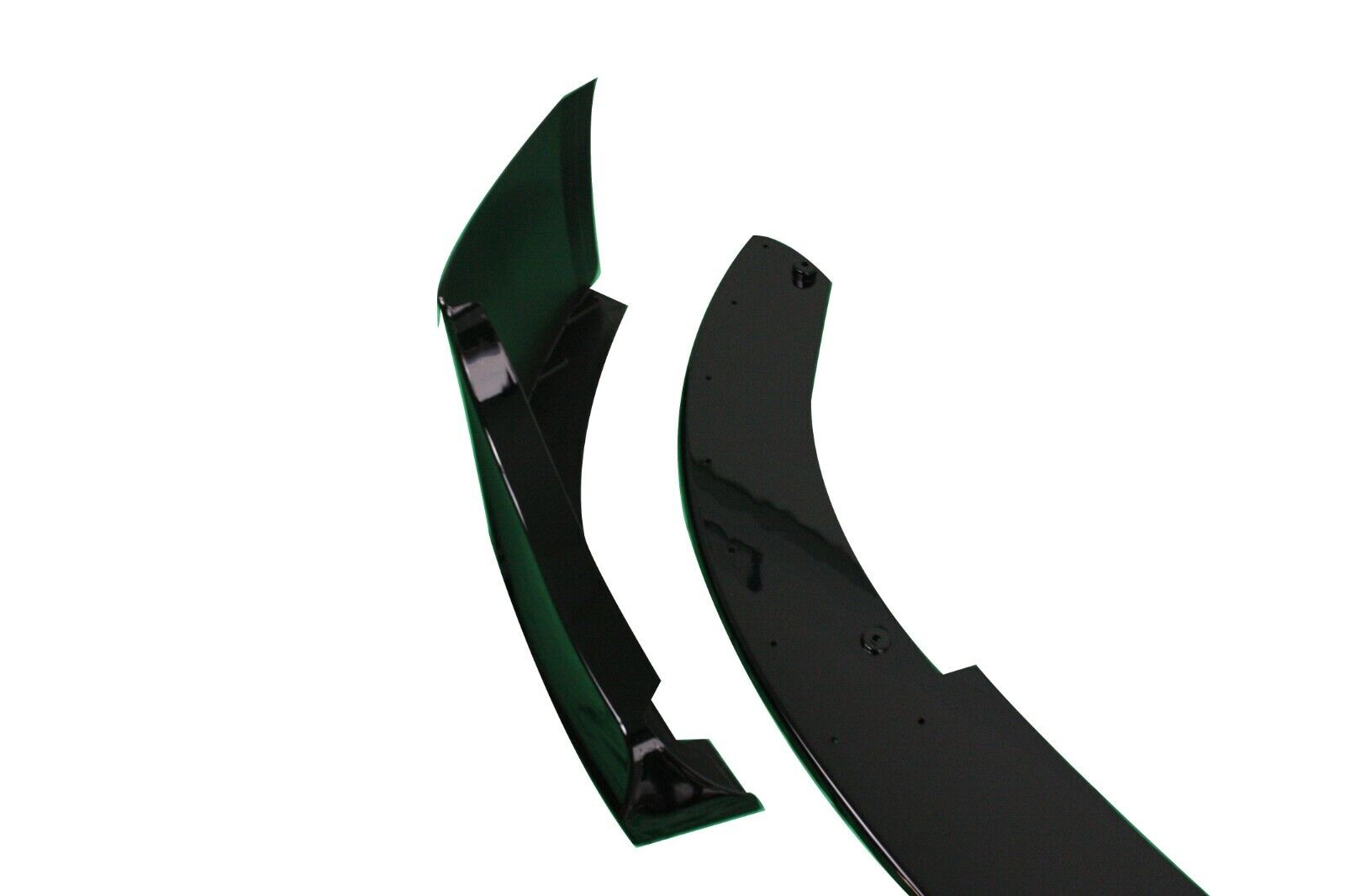 FOR BMW 5 SERIES E60 M5 PERFORMANCE FRONT LIP SPLITTER GLOSS BLACK BUMPER