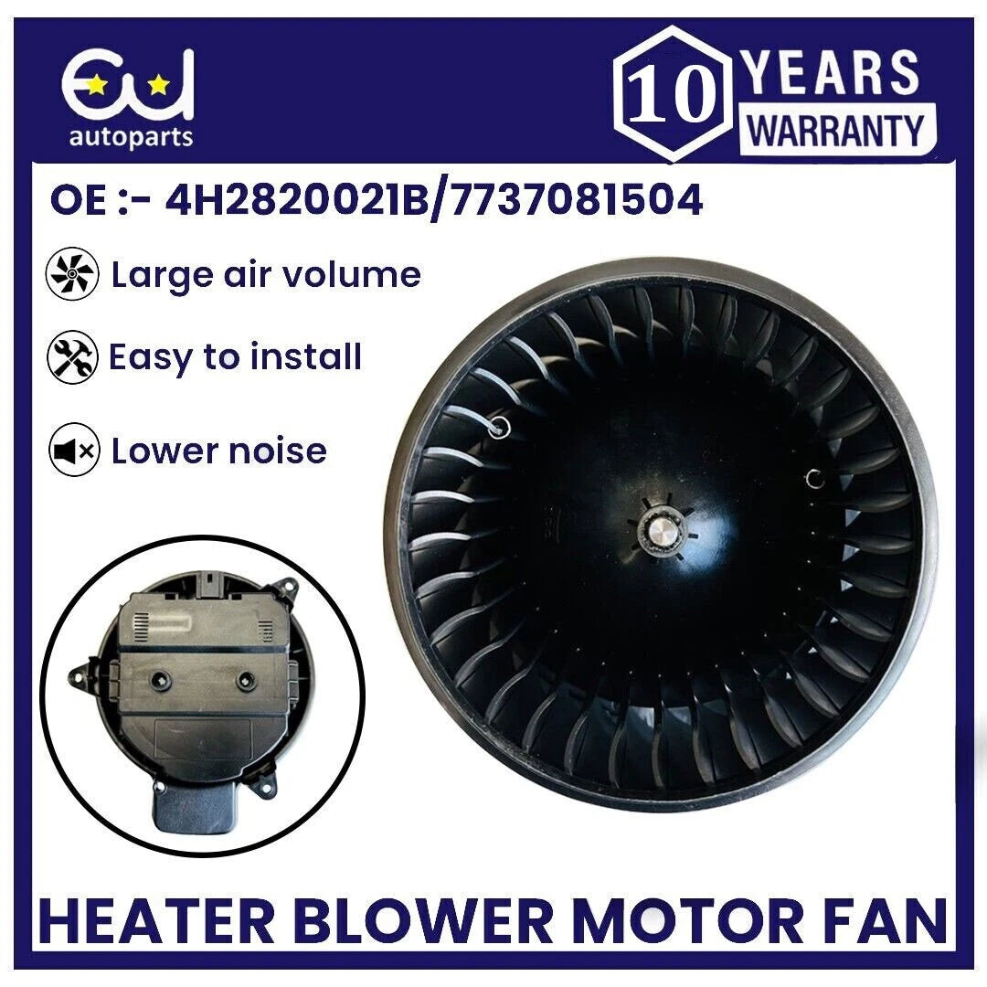 FOR AUDI A6 C7 A7 4G A8 4H HEATER BLOWER MOTOR FAN 11-18 4H2820021B RHD