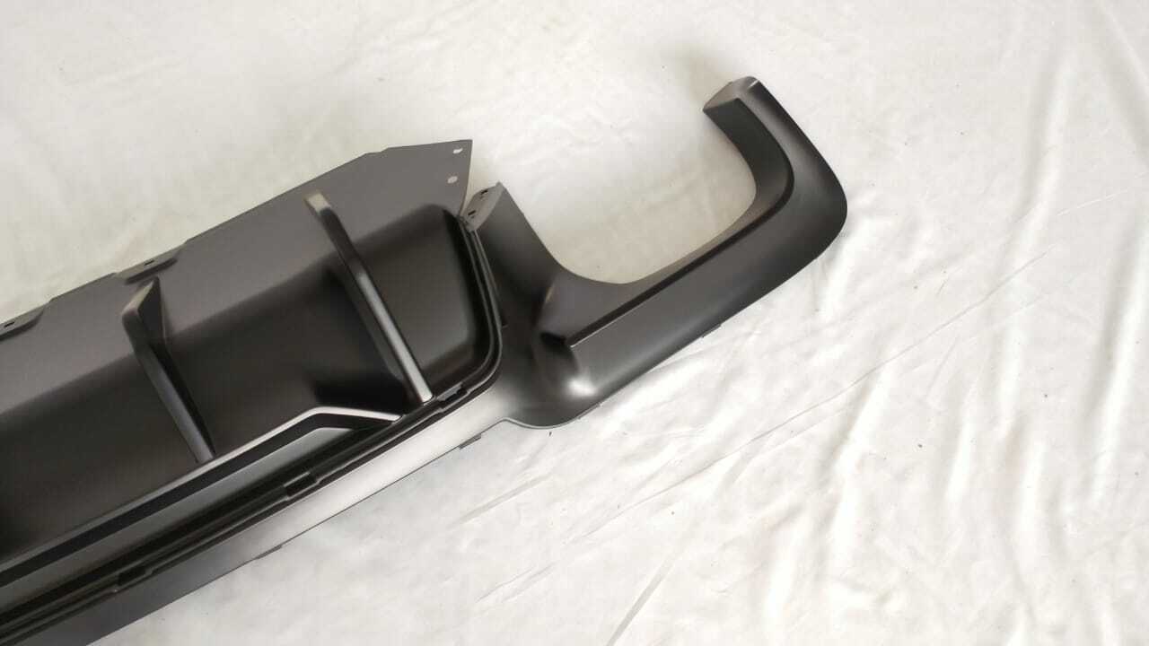 FOR BMW 5 SERIES F10 F11 REAR BUMPER DIFFUSER MSPORT SPLITTER VALANCE MATTE BLK