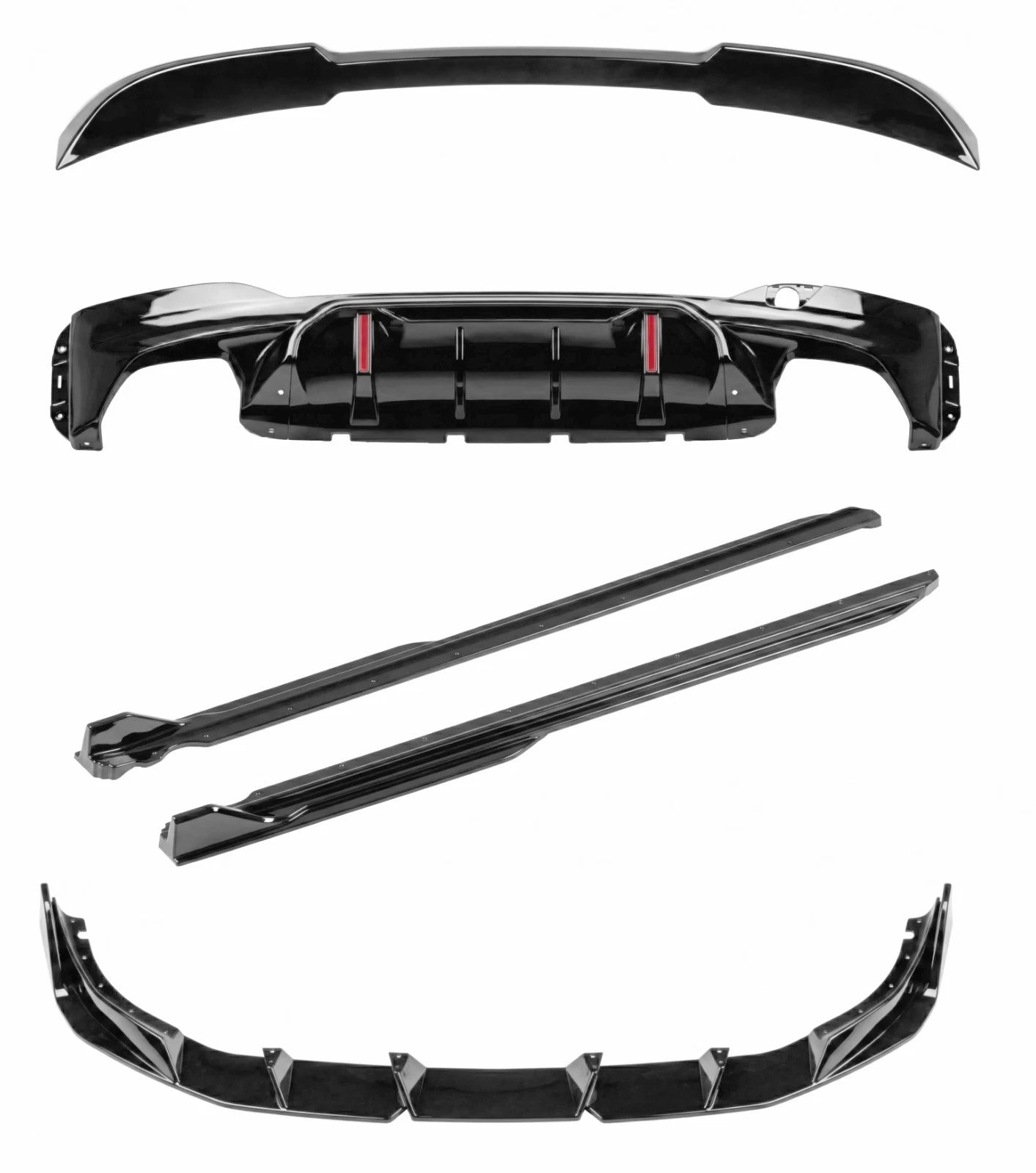 BRAGE DESIGN BODY KIT FRONT SPLITTER REAR DIFFUSER FOR BMW 5 SERIES G30 2020+