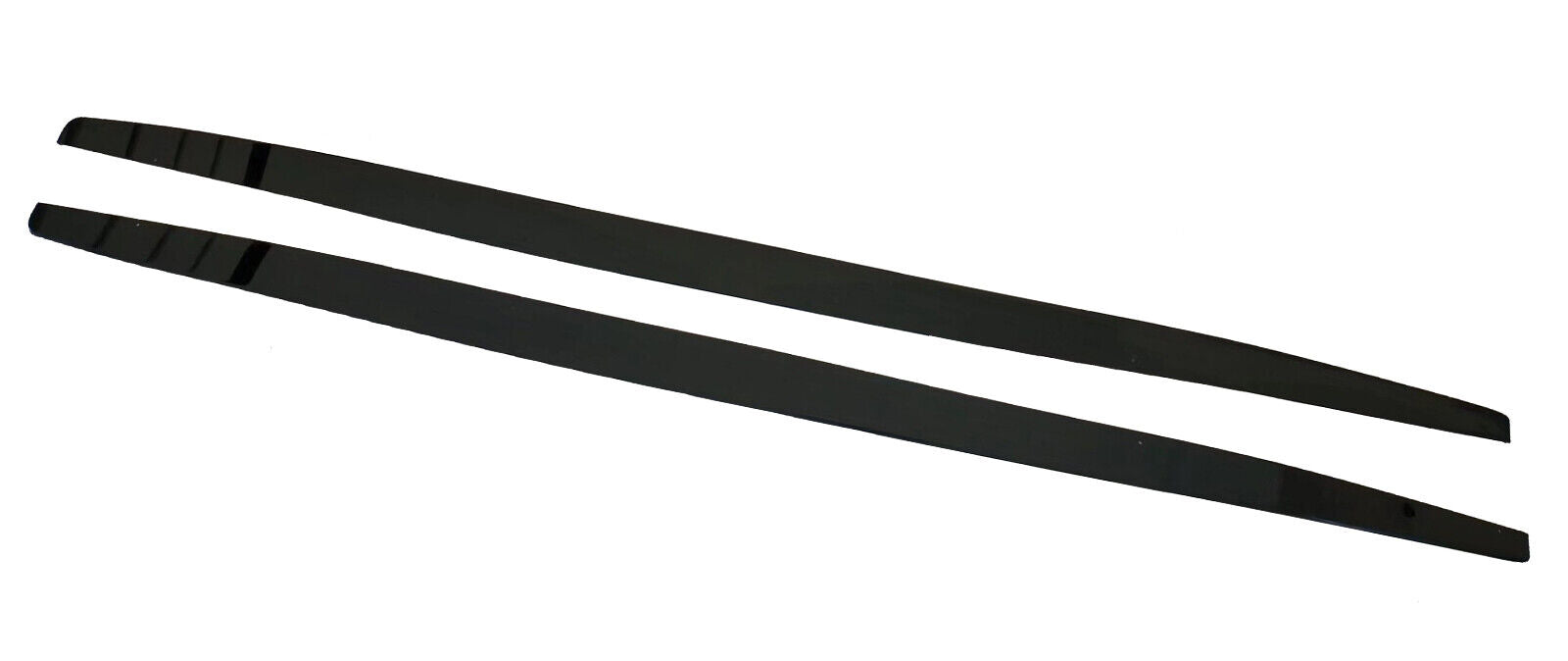FOR BMW 2 SERIES F22 F23 SIDE SKIRTS EXTENSION BLADES GLOSS BLACK 15-19