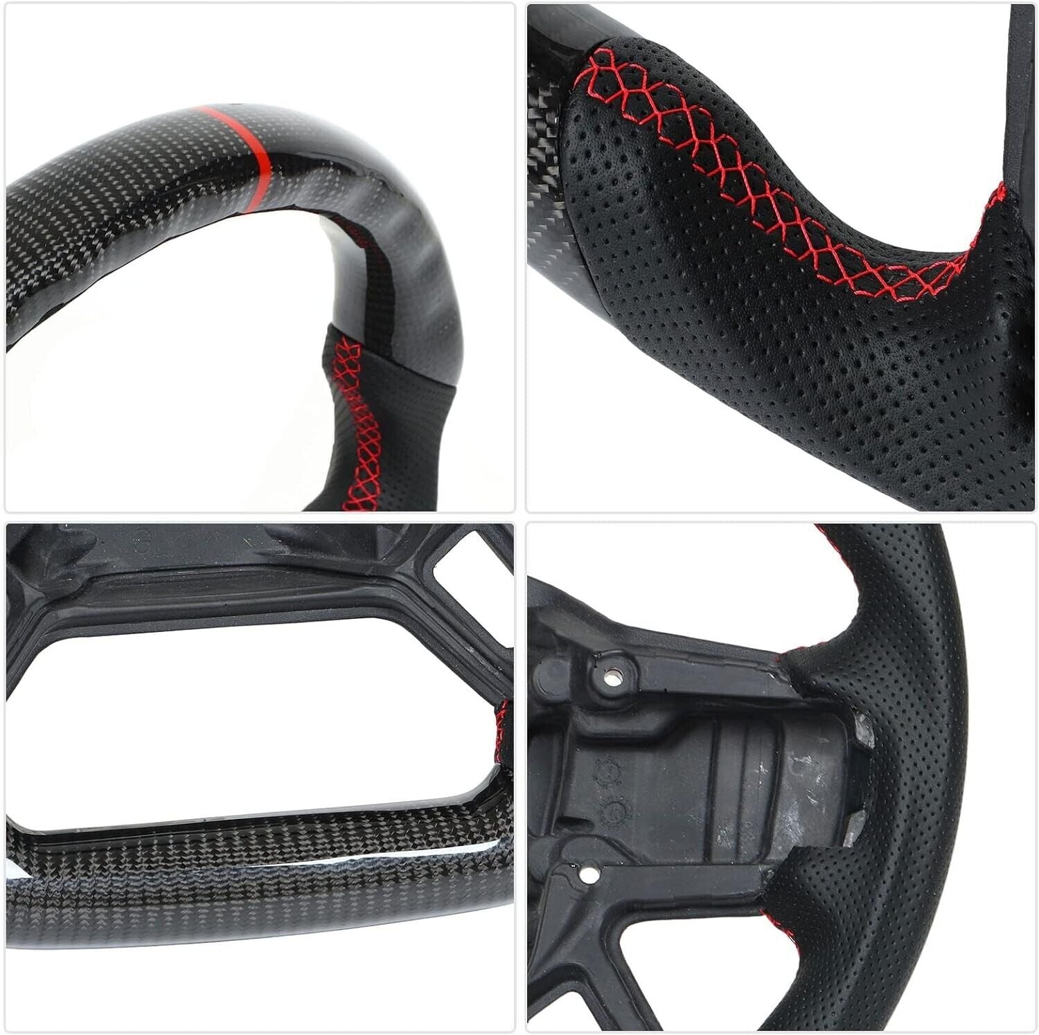 FOR LAND ROVER DEFENDER 90 110 DISCOVERY 5 STEERING WHEEL REAL CARBON FIBER