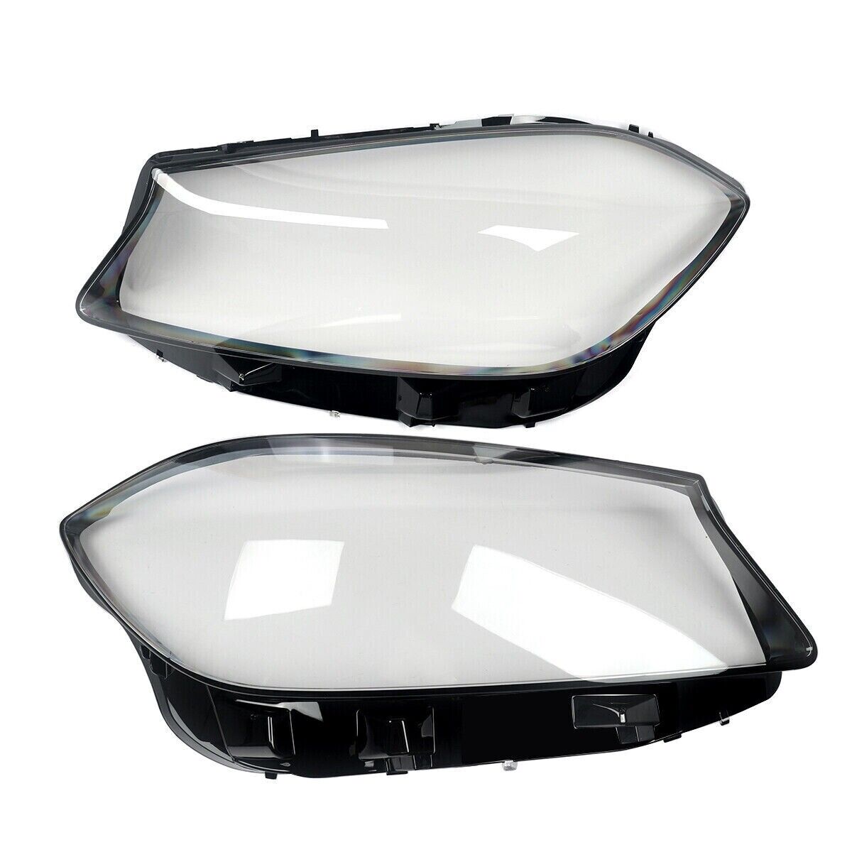 LEFT RIGHT HEADLIGHT LAMP LENS COVER SHELL FOR MERCEDES-BENZ A-CLASS W176 16-18