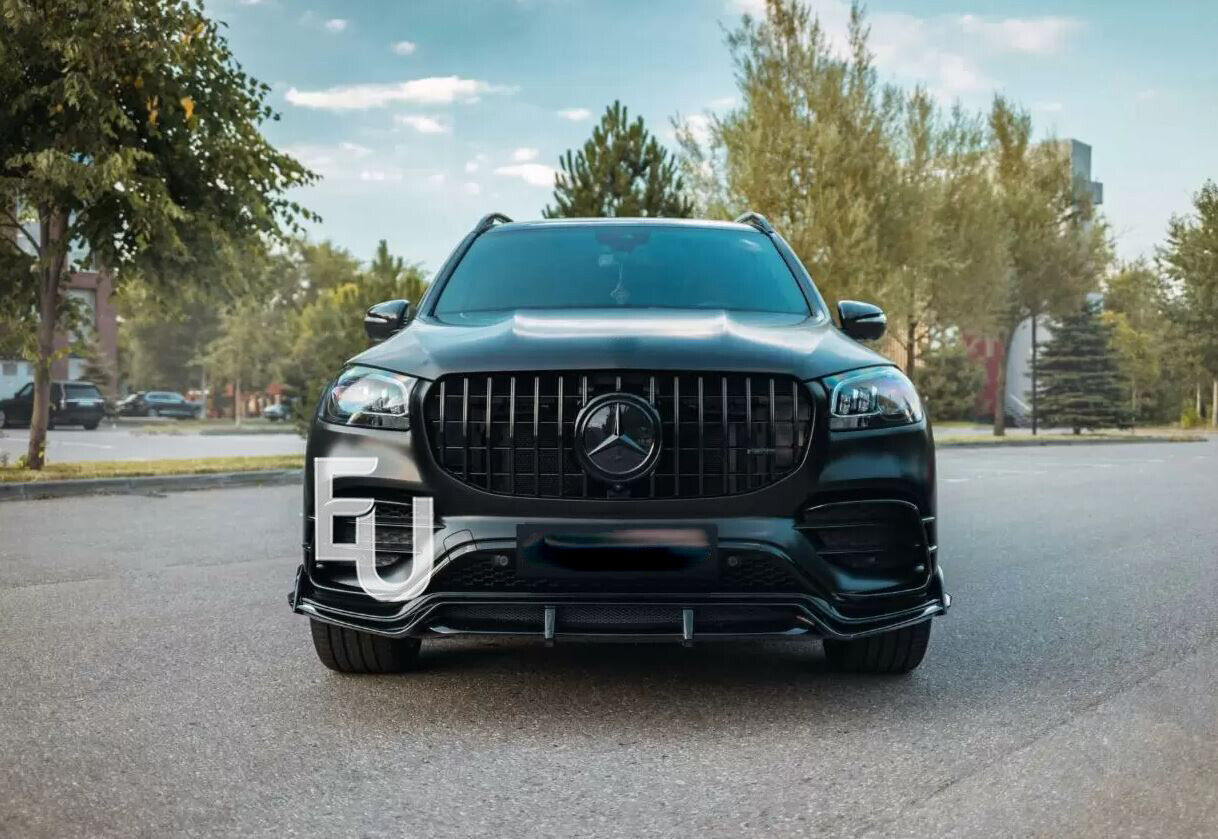 GT PANAMERICANA GLOSS BLACK FRONT GRILLE FOR MERCEDES GLS X167 AMG STYLE GRILL