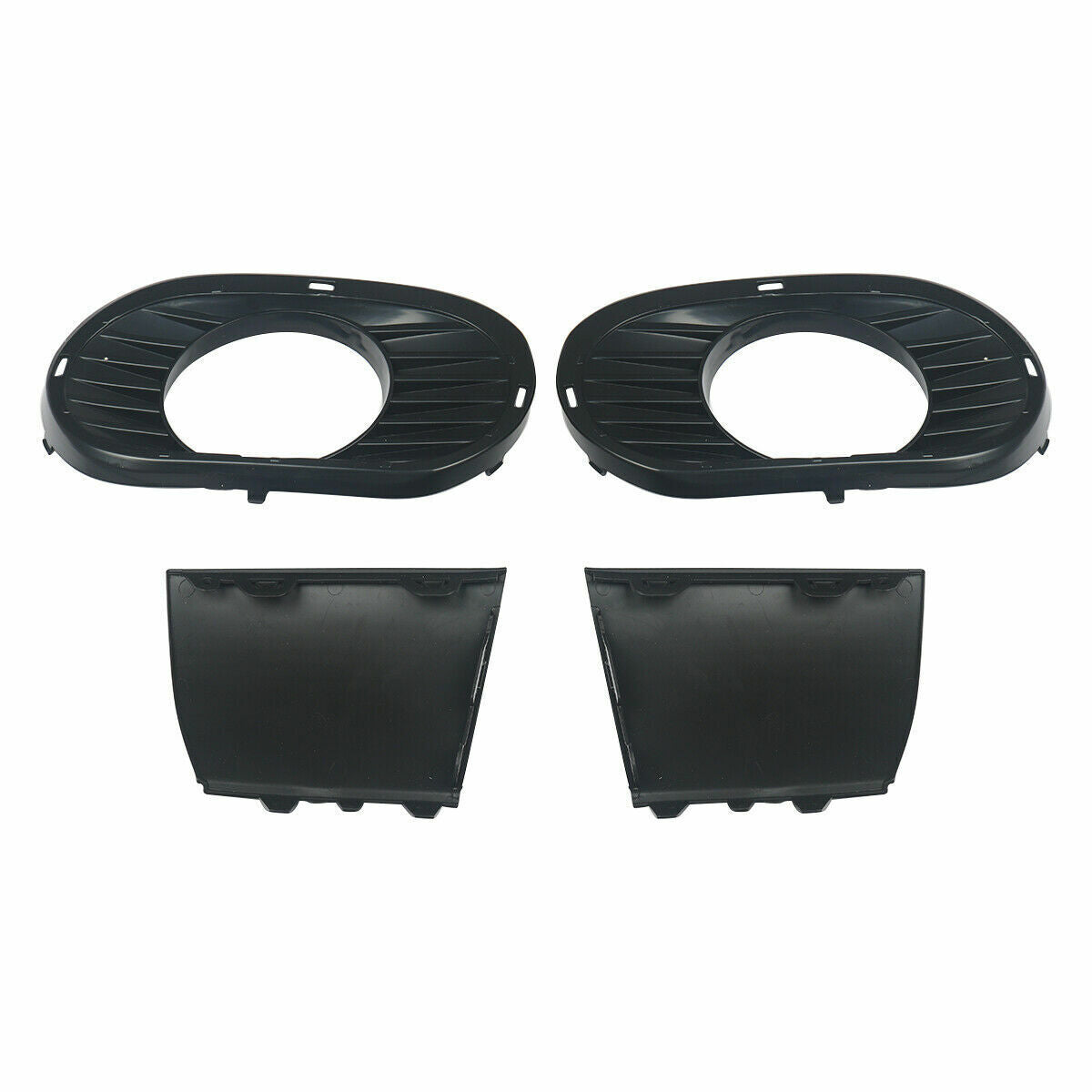 FOR MERCEDES A CLASS W177 AMG A35 A35S LOOK REAR DIFFUSER+TAILPIPES GLOSS BLACK